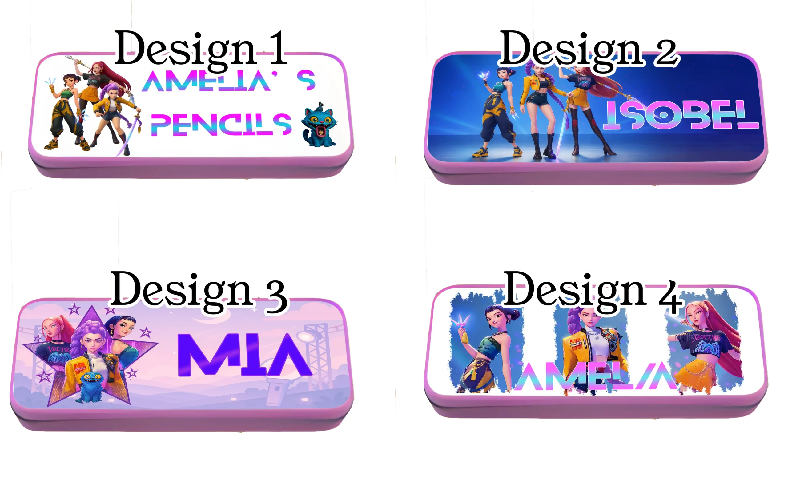 Personalised K-Pop Pencil Case Tin | notebook - Image 9