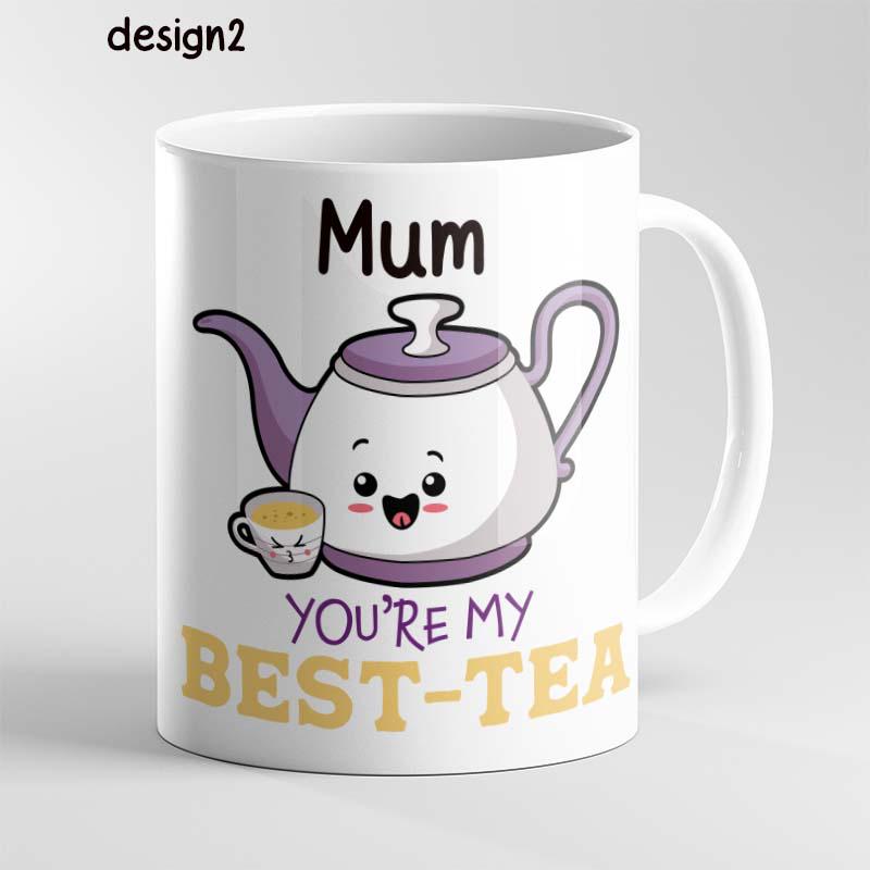 Personalised Humour funny quotes, You're my Best Tea Funny Gift, Personalised Mug humour mum, sister best friend - Image 2