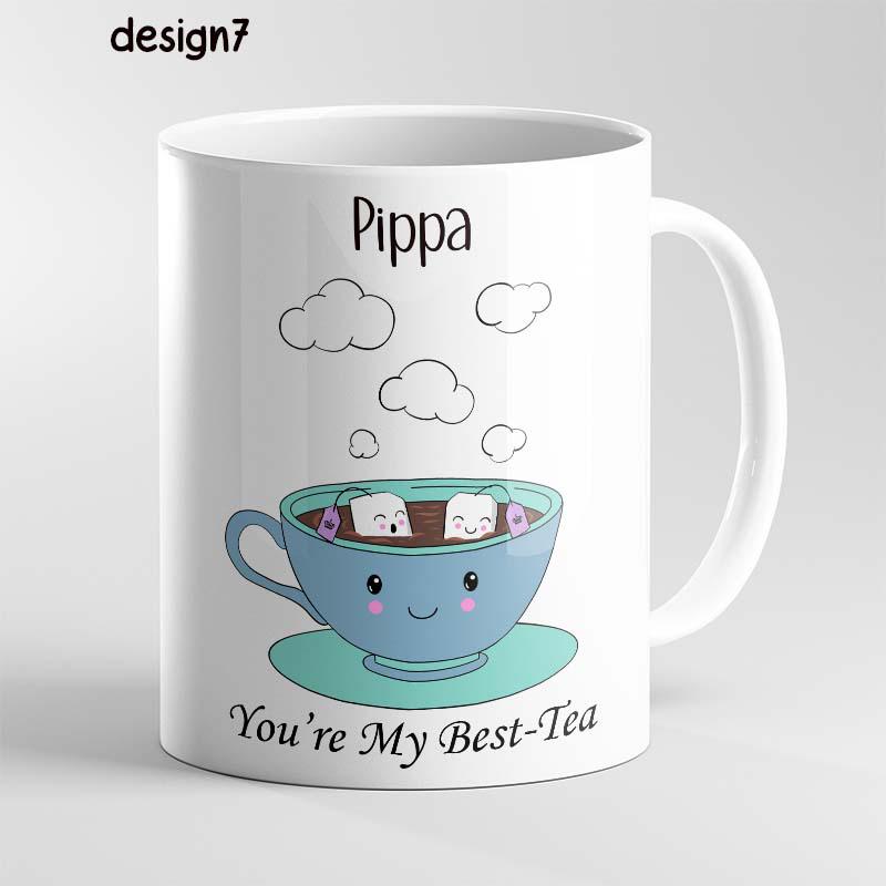 Personalised Humour funny quotes, You're my Best Tea Funny Gift, Personalised Mug humour mum, sister best friend - Image 7