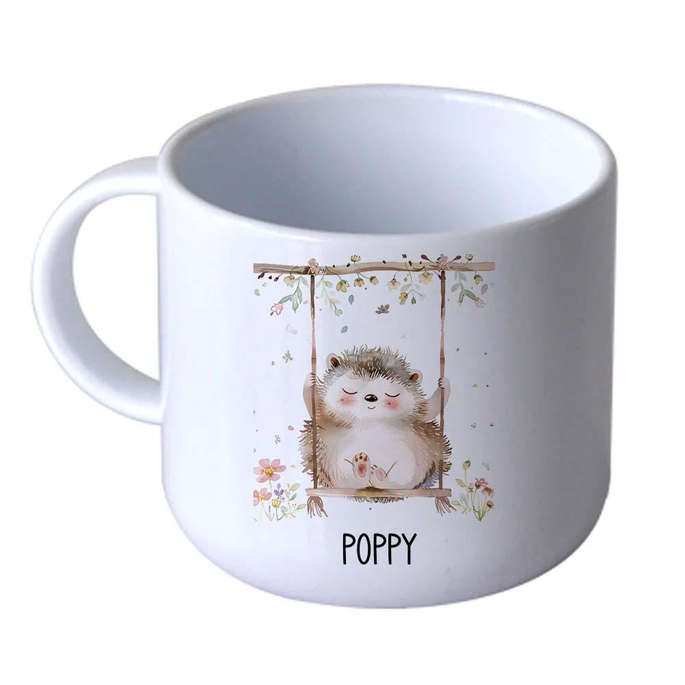 Personalised Unbreakable Kids Mug – 6oz Polymer Cup – Animal Theme for Boys & Girls - Image 3
