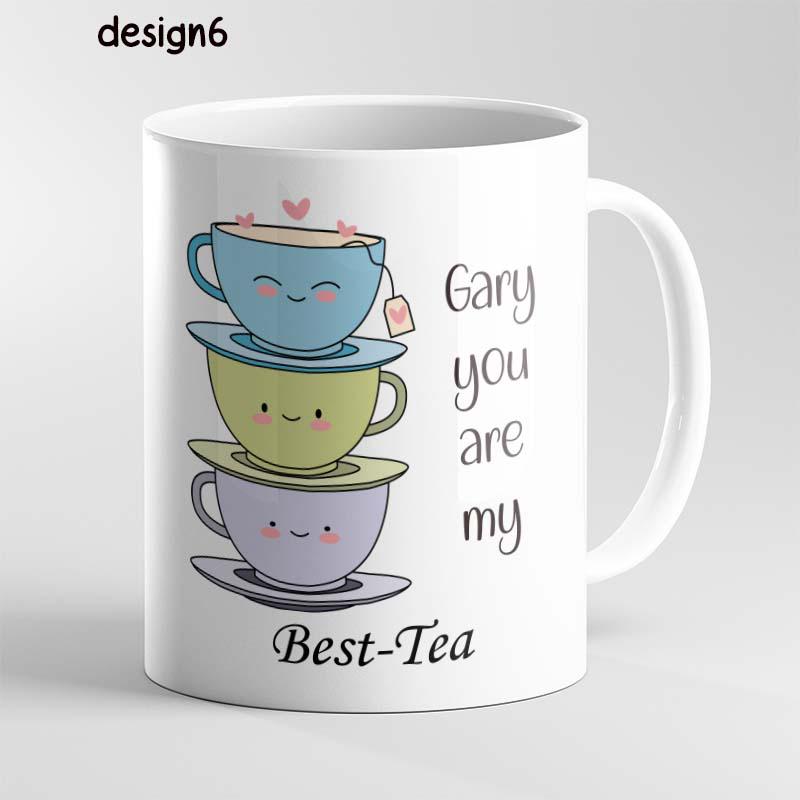 Personalised Humour funny quotes, You're my Best Tea Funny Gift, Personalised Mug humour mum, sister best friend - Image 6