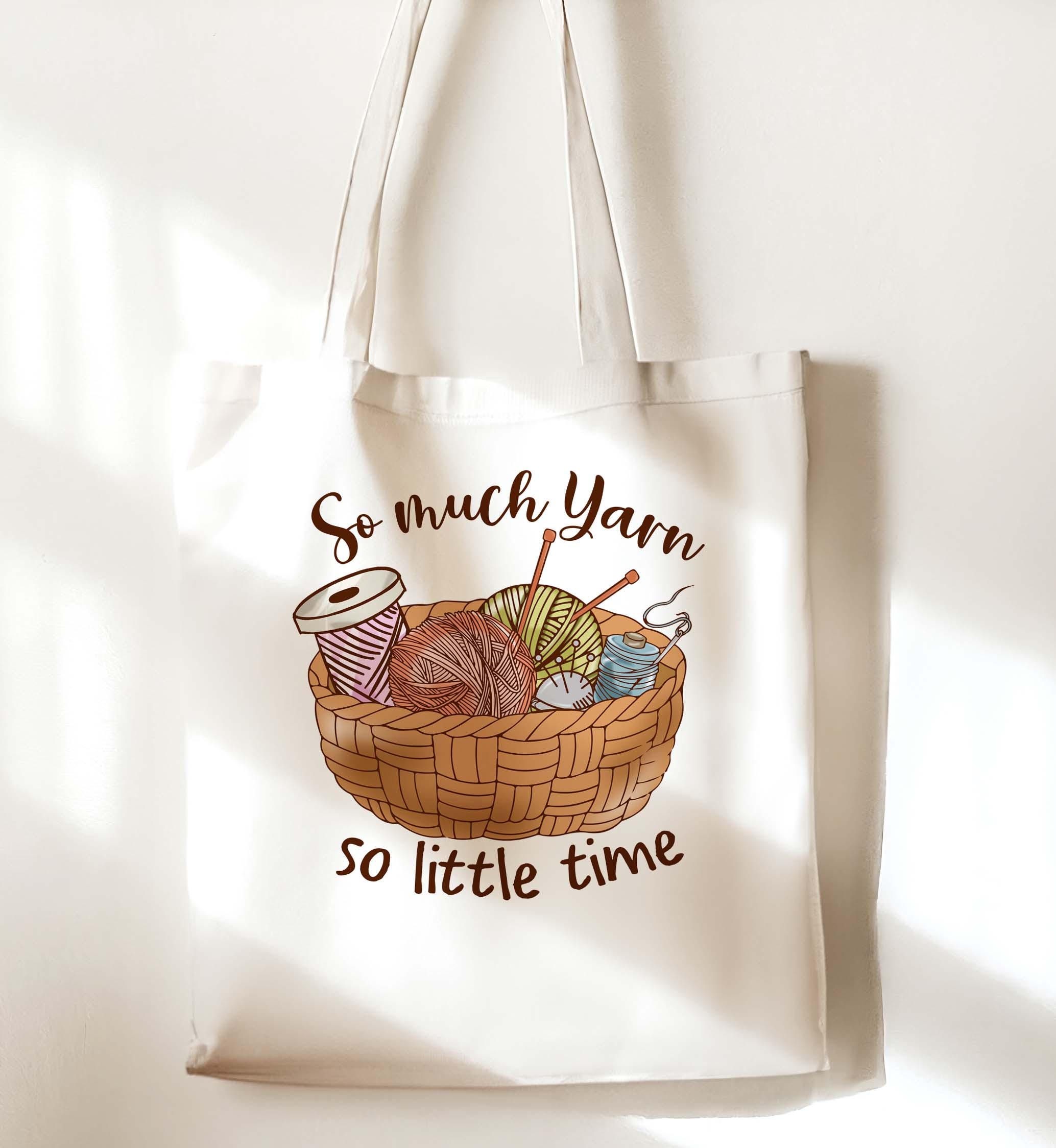 Personalised Crochet Tote Bag – Custom Name Yarn Craft Design Shoulder Bag with Floral and Love Motif - Image 9
