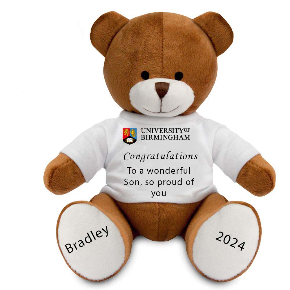 Custom Graduation Bear 2025 large Personalised Graduation Gift Bear with crochet mortar hat 2025 College Graduation Gift A levels GCSEs - Image 5
