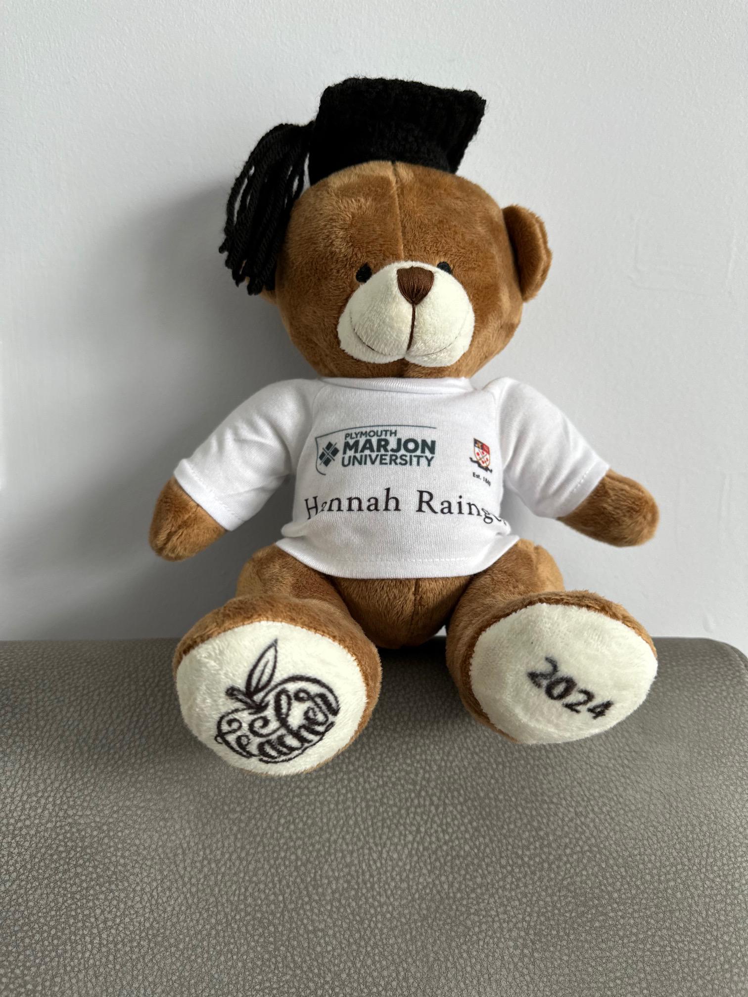 Custom Graduation Bear 2025 large Personalised Graduation Gift Bear with crochet mortar hat 2025 College Graduation Gift A levels GCSEs - Image 8