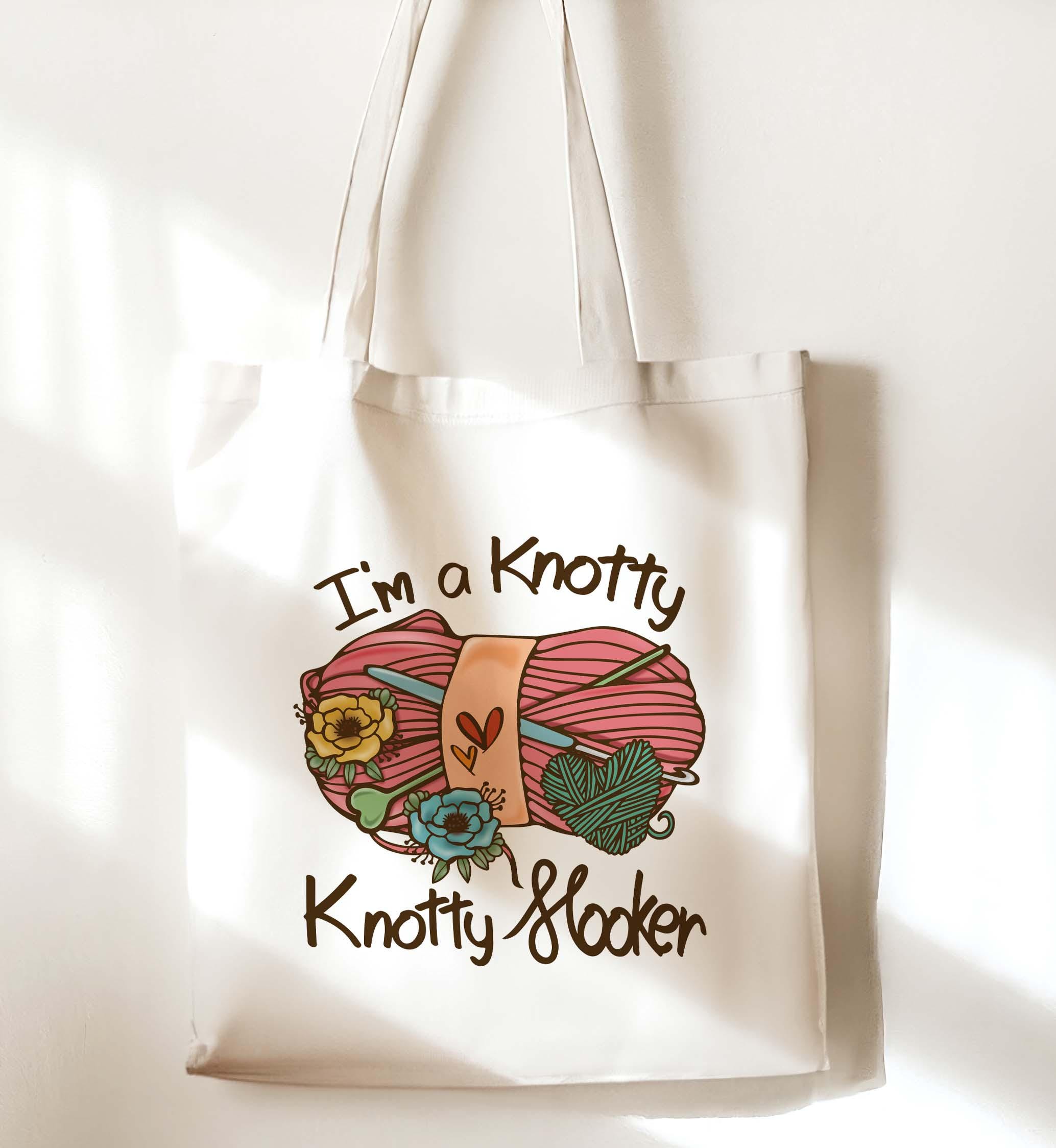 Personalised Crochet Tote Bag – Custom Name Yarn Craft Design Shoulder Bag with Floral and Love Motif - Image 5