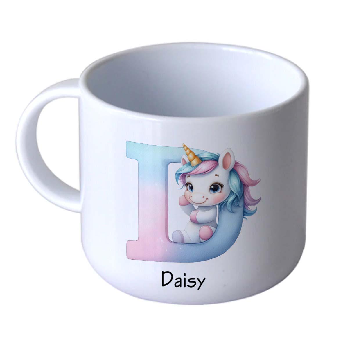 Personalised Unicorn Kids Dinnerware Set | Plate Bowl Cup & Cutlery | Custom Name Girls Toddler Tableware Gift | Magical Fantasy Theme - Image 6