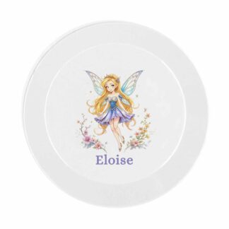Fairy PERSONALISED Children's plate named kids personalised plate bowl personalised cutlery name kids initial cup dinner set personalised