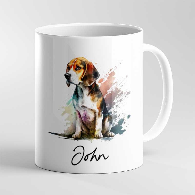 Personalised China Mug - beagle or ceramic mug for him or her dogs - Image 2