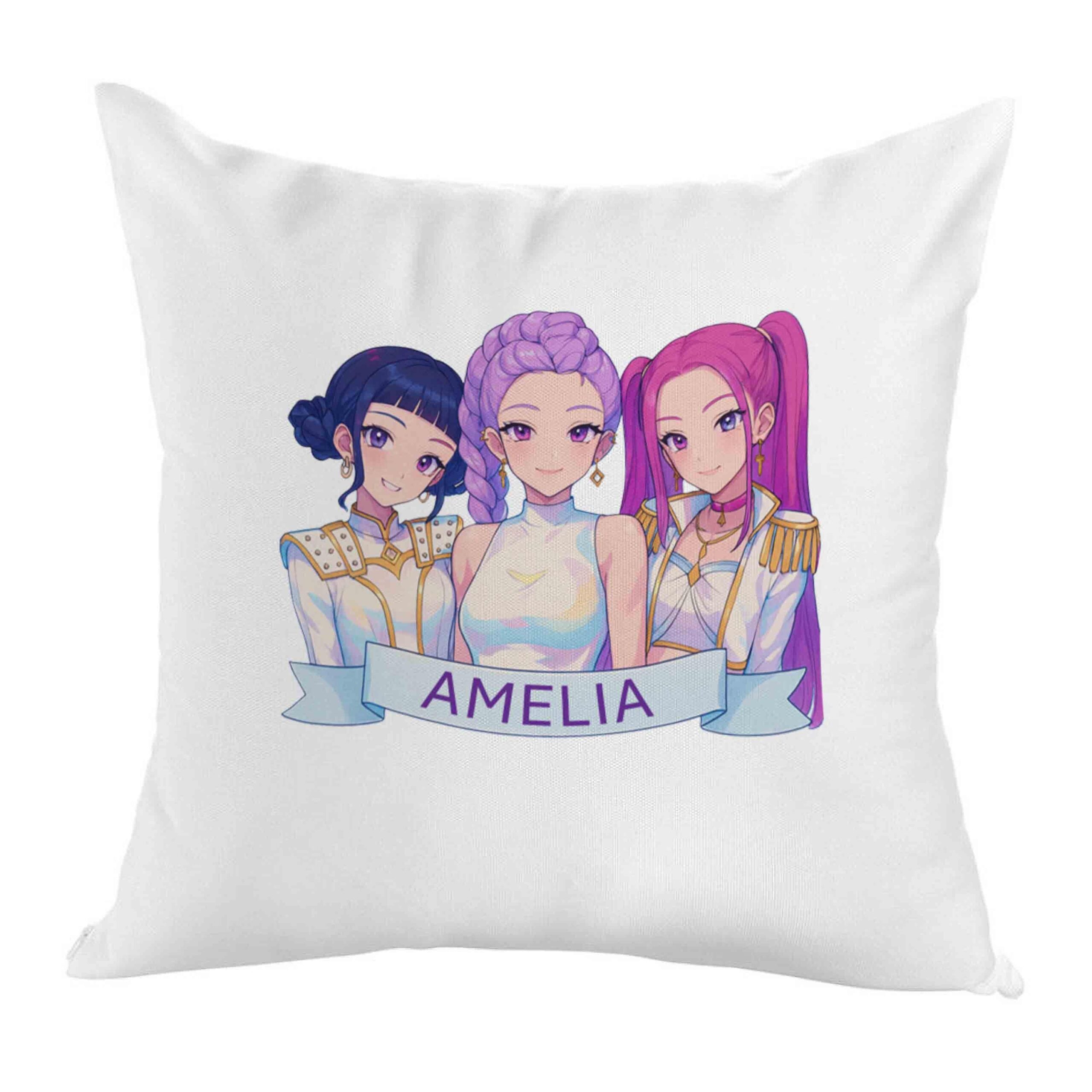 Personalised K-Pop Room Decor Cushion 2 cover choices - Image 2