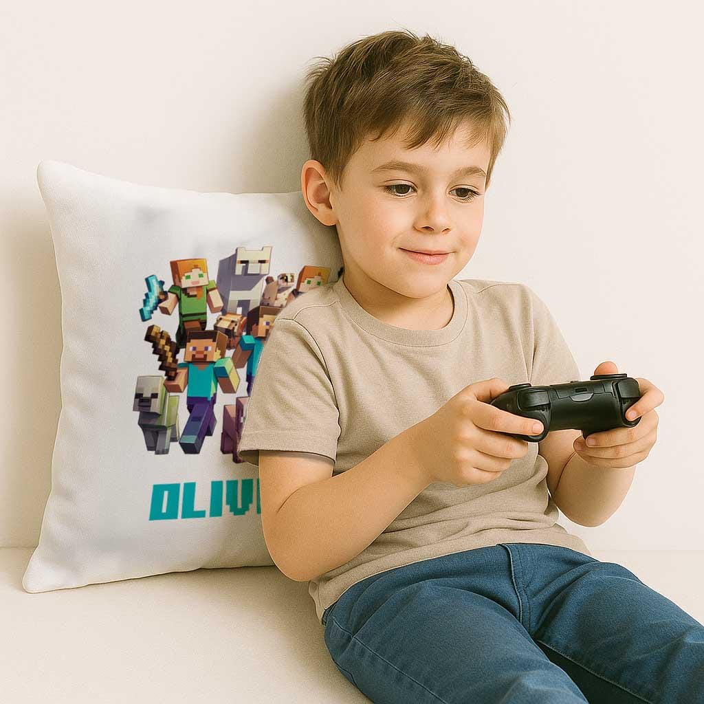 Personalised Pixel Character Cushion | Bedrrom Decor - Image 2