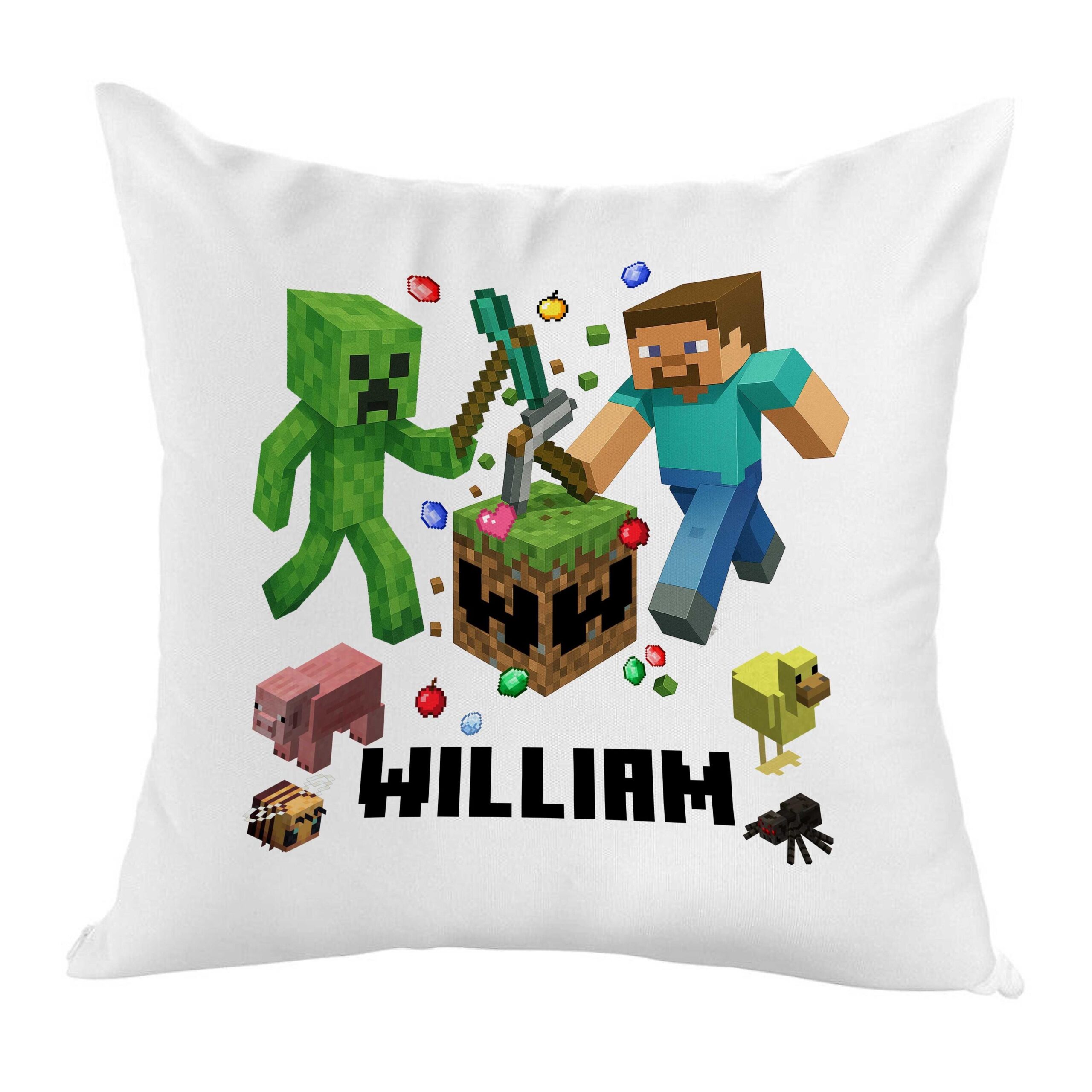 Personalised Pixel Art Cushion – Custom Gamer Name Pillow for Kids Bedroom or Playroom Decor - Image 3