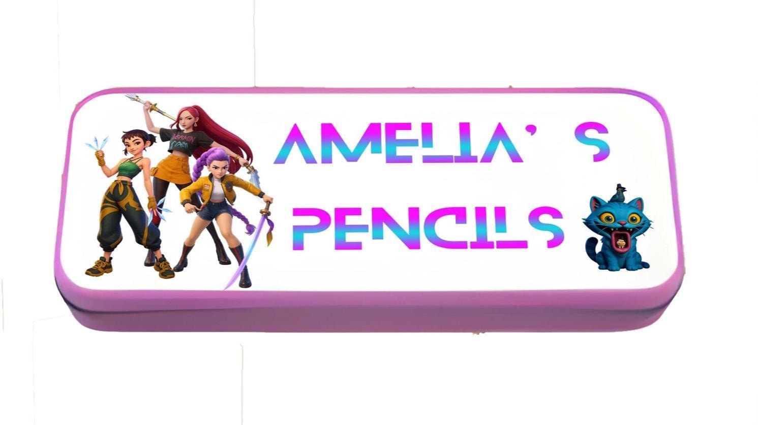 Personalised K-Pop Pencil Case Tin | notebook - Image 4