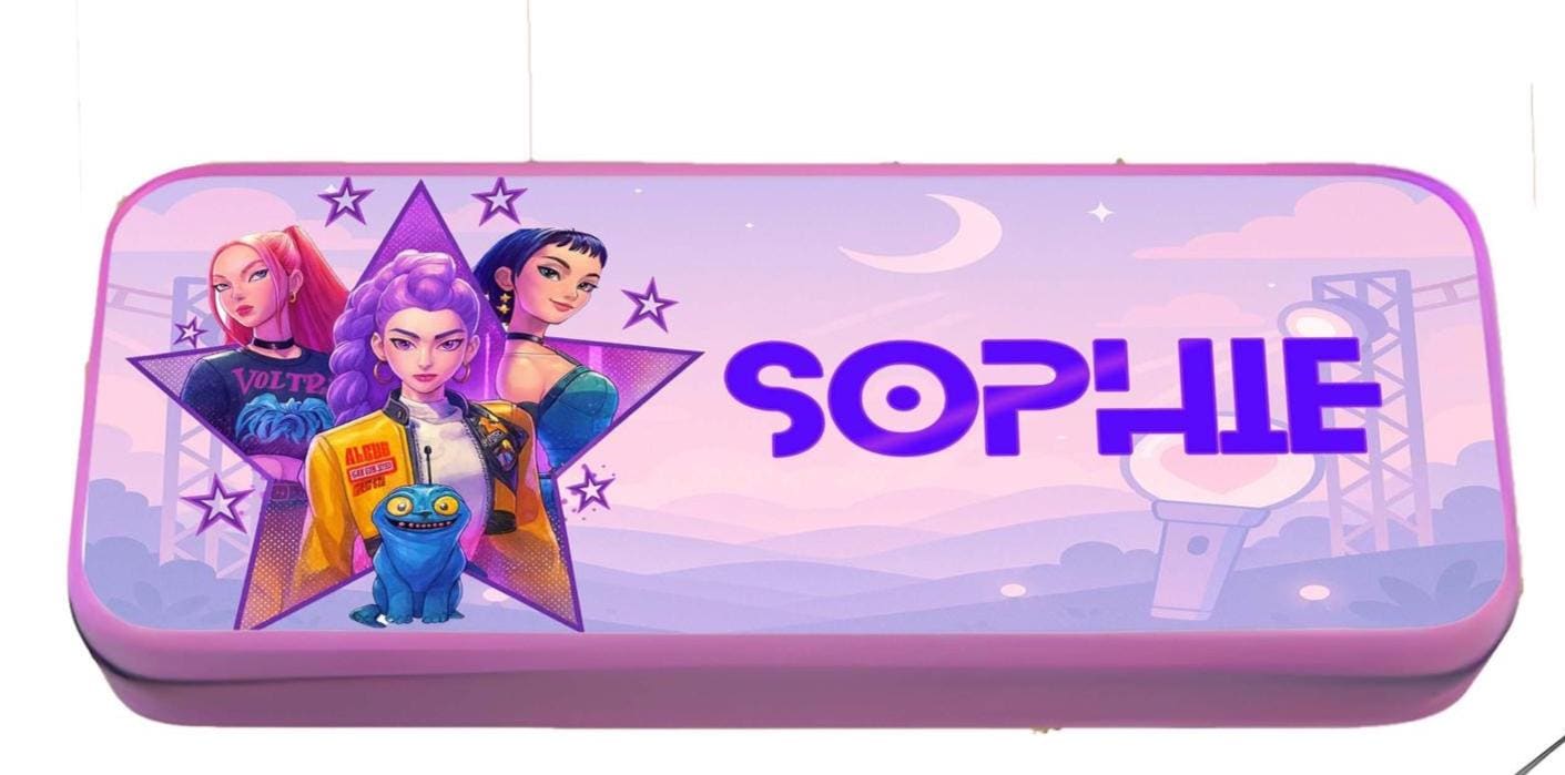 Personalised K-Pop Pencil Case Tin | notebook - Image 7