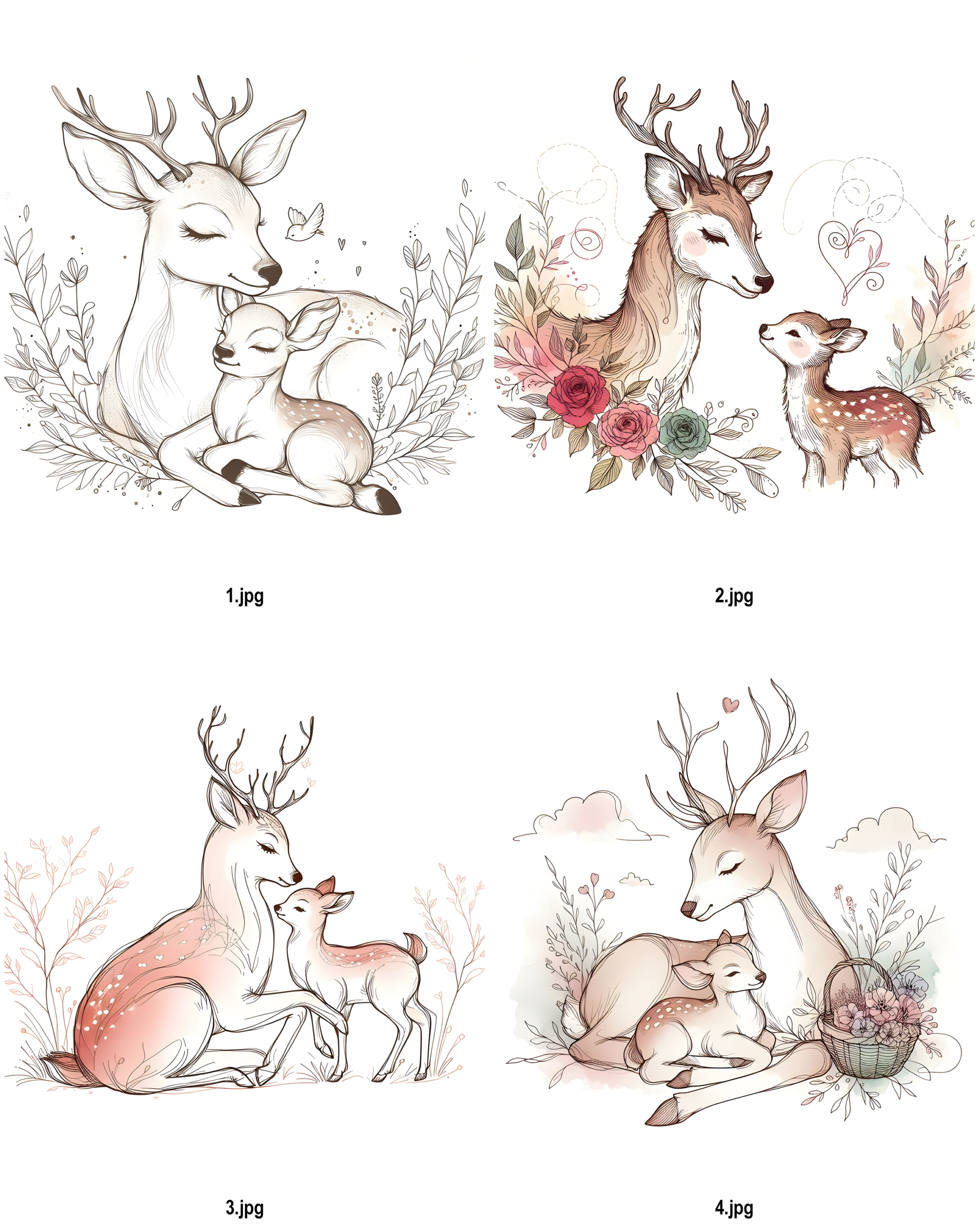 Personalised Kids Deer Dinnerware Set – Initial Plate, Bowl, Cup, Mug & Cutlery – Unbreakable Gift - Image 9