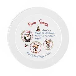 Whimsical Personalised Christmas Eve Plate | Magical Reindeer Snack Plate for Kids - Image 3