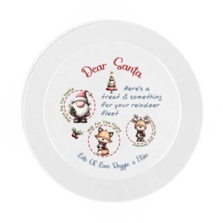 christmas eve plate