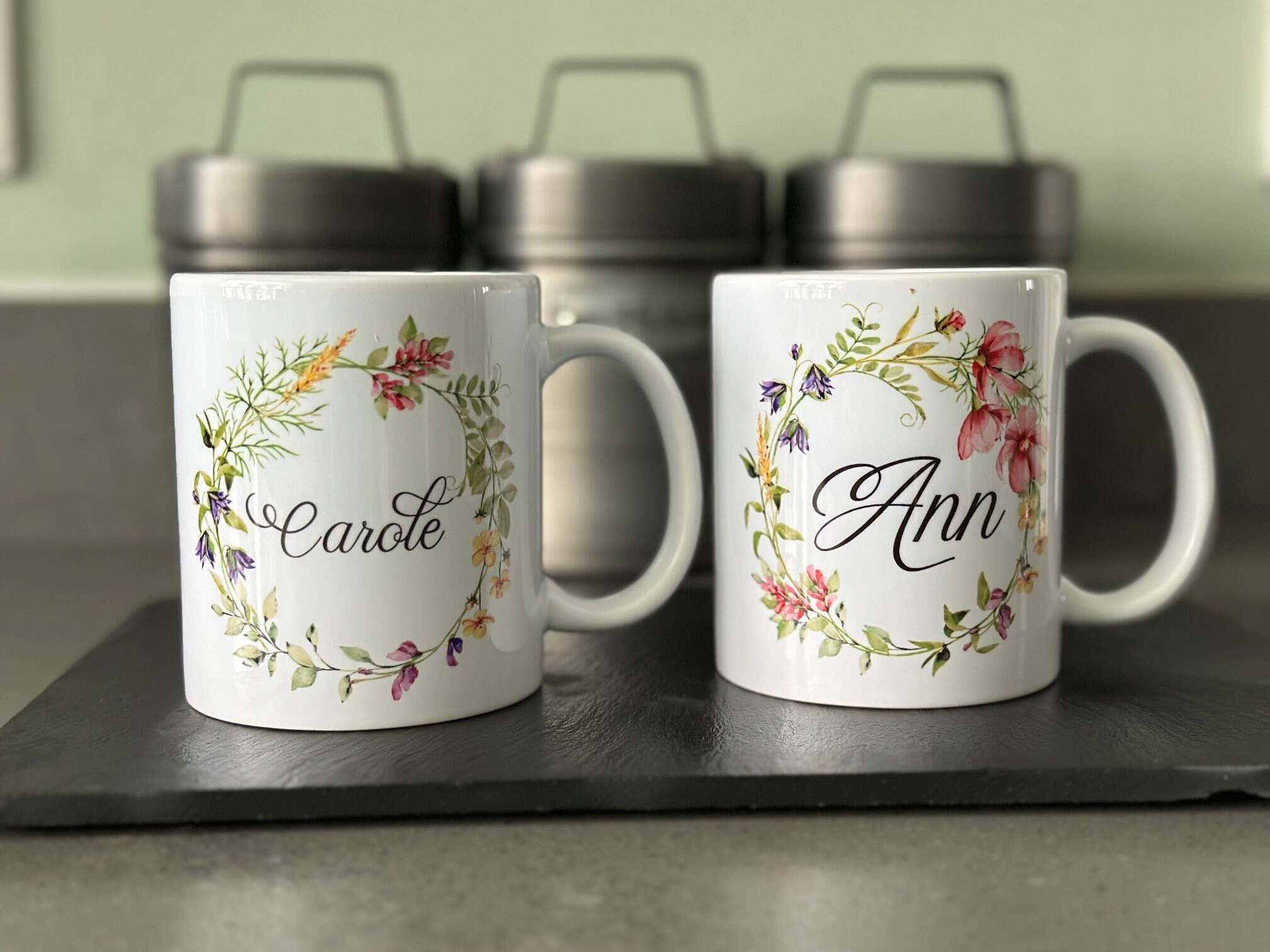 Bespoke Personalised Flower Mug for Her – Custom Floral Gift - Image 7