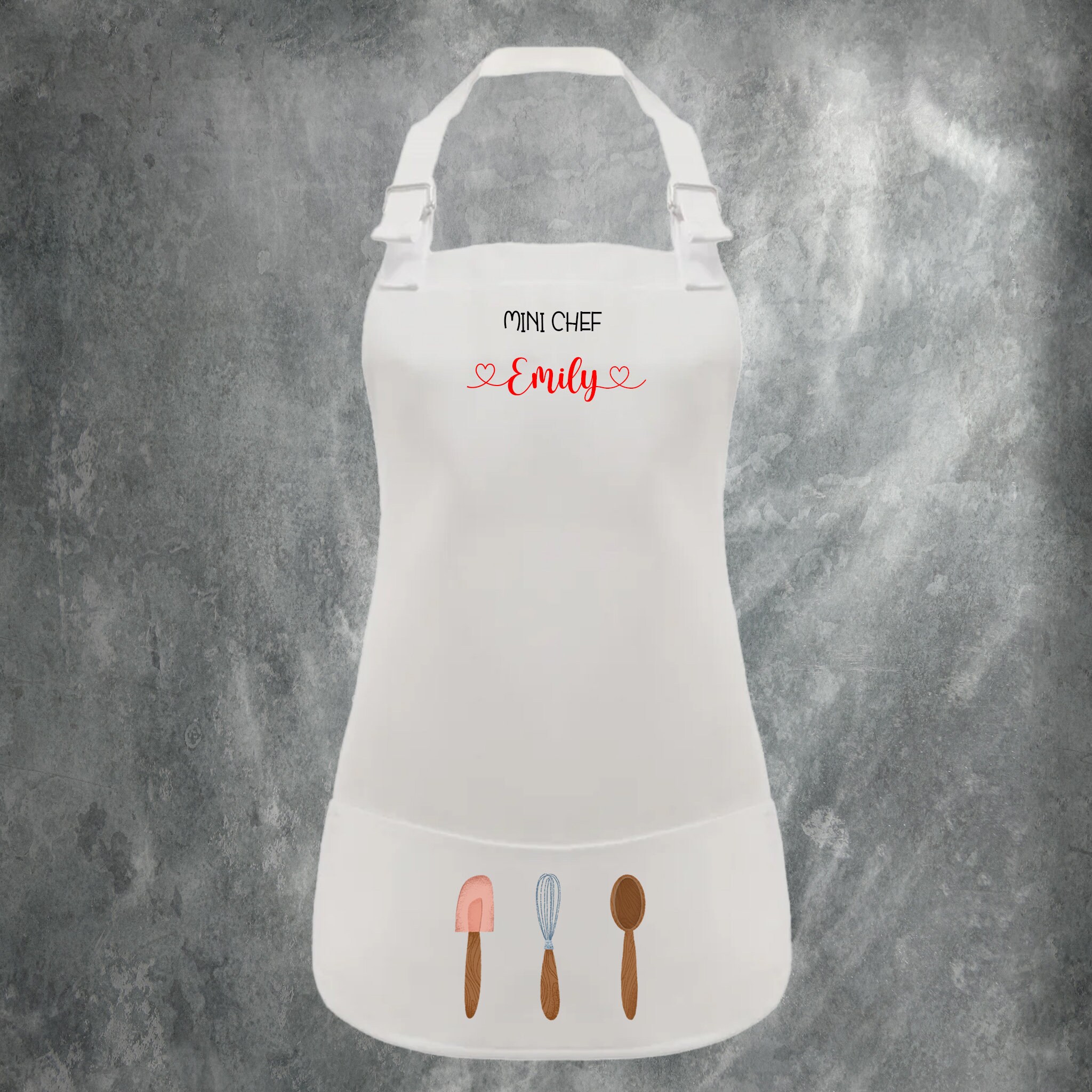 Personalised Child’s Apron Age 3–6 Years | Kids Cooking, Baking, Painting, Messy Play | Toddler Boys & Girls - Image 4