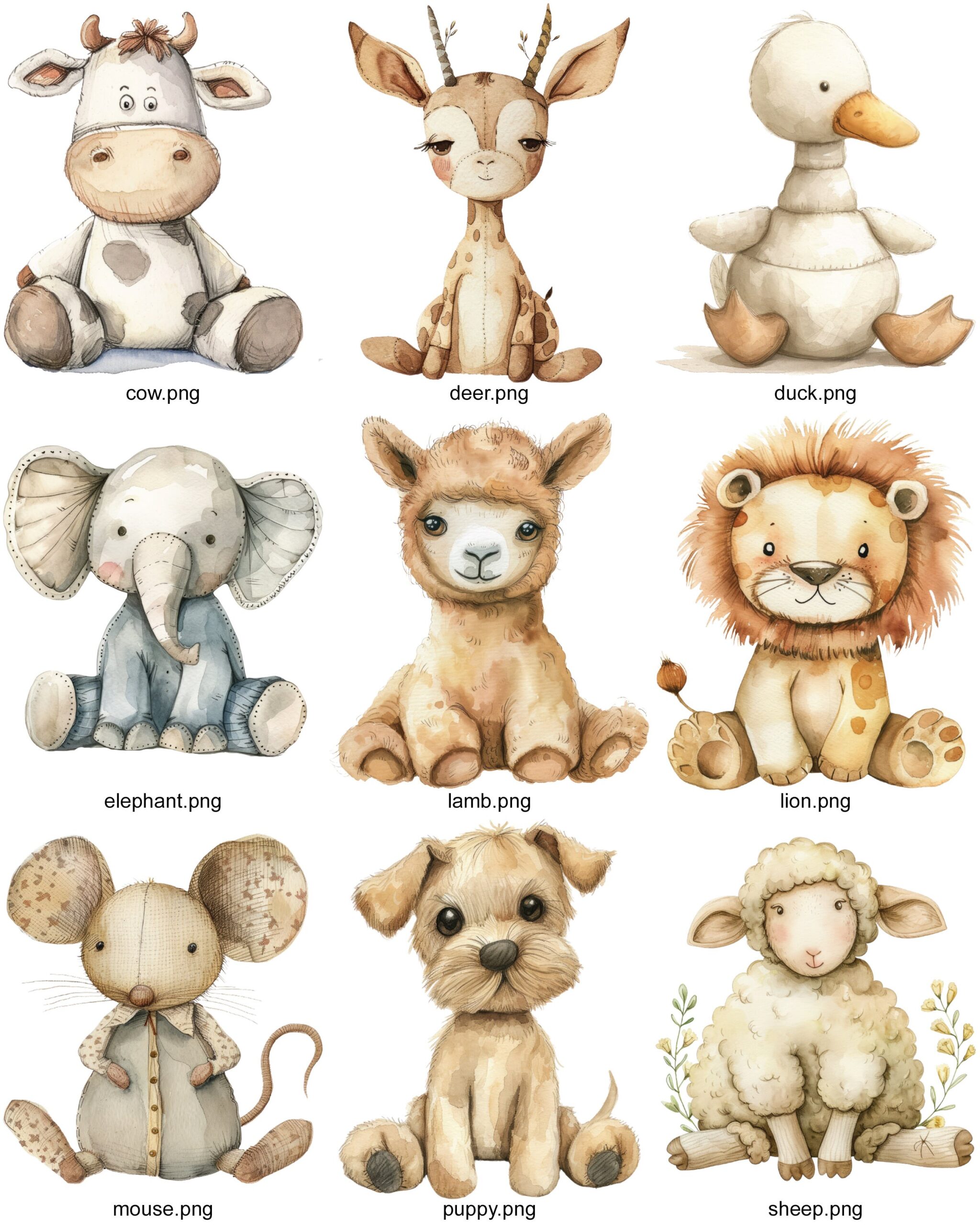 Deluxe Personalised Baby Animal Wall Print – Nursery & Children’s Bedroom Wall Art A4 - Image 10