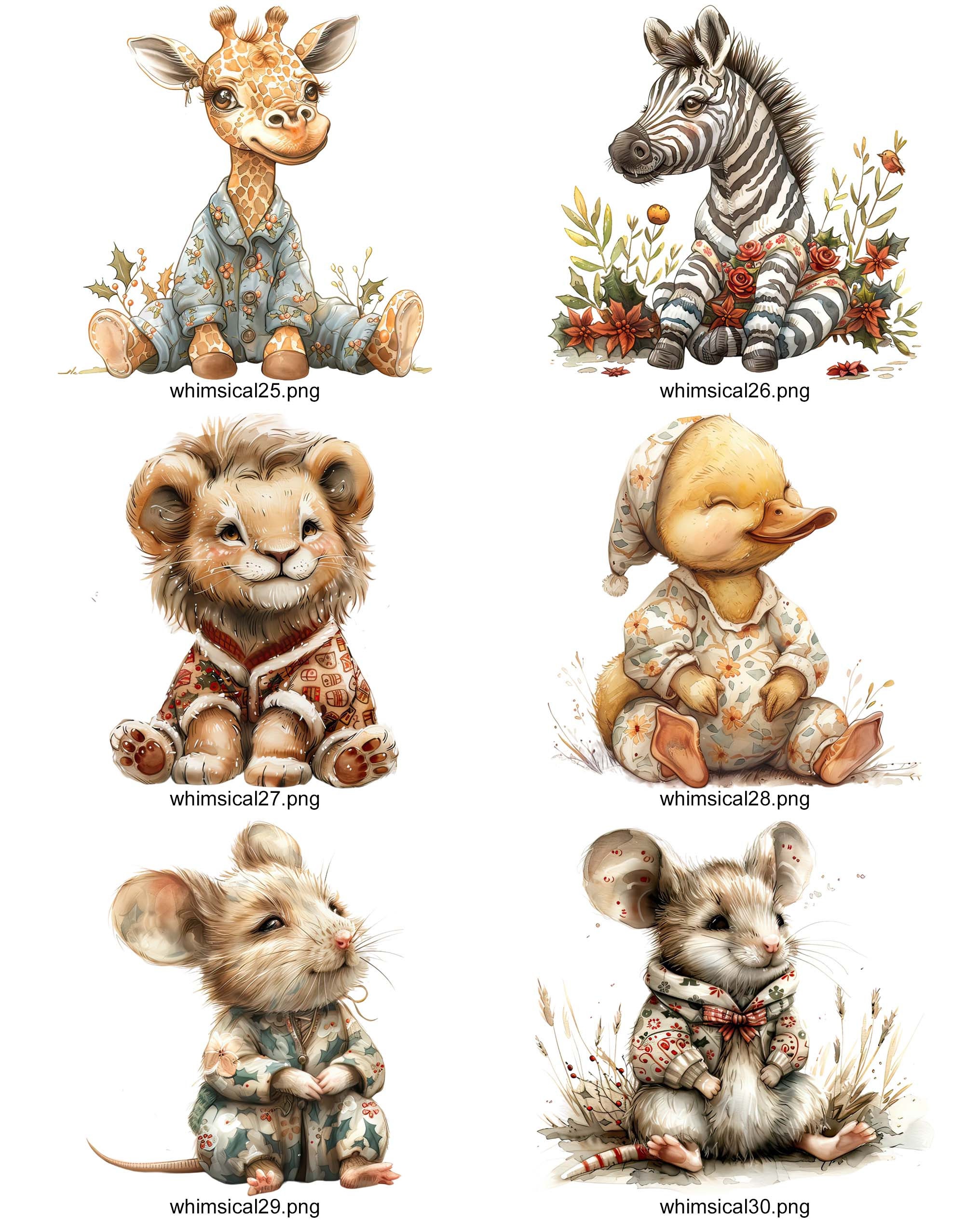 Nursery Wall Art, animals wall Prints, Nursery, baby's, child's bedroom gift boy or girl A4 - Image 4