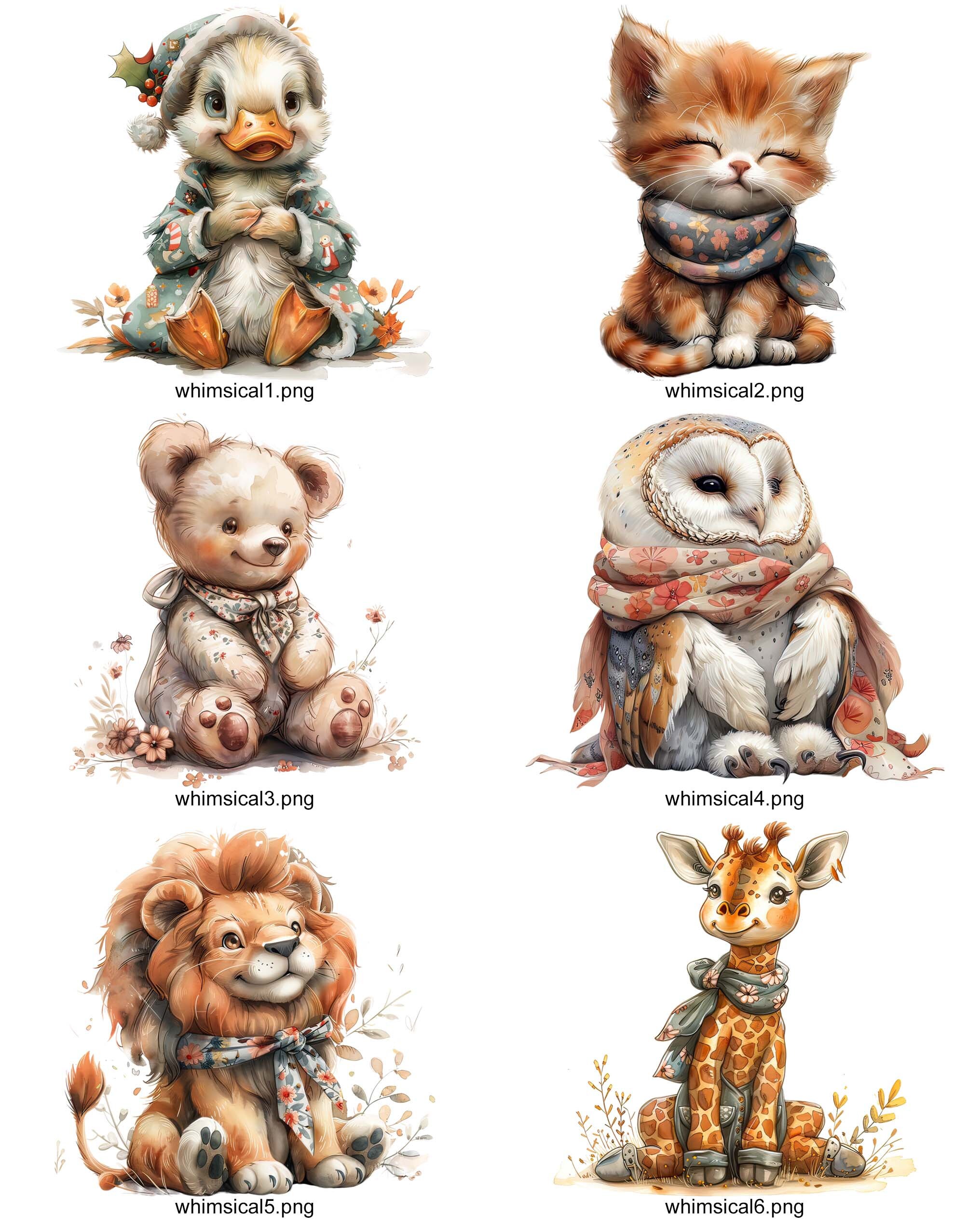 Nursery Wall Art, animals wall Prints, Nursery, baby's, child's bedroom gift boy or girl A4 - Image 6