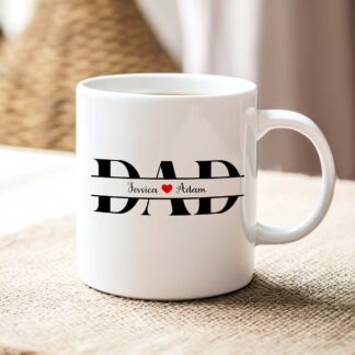 Personalised Mug for daddy, Dad Mug, first fathers day Gift, Gift For Father's Day, Gift For Dad, Fathers Day Mug, 1st Father's Day Mug,