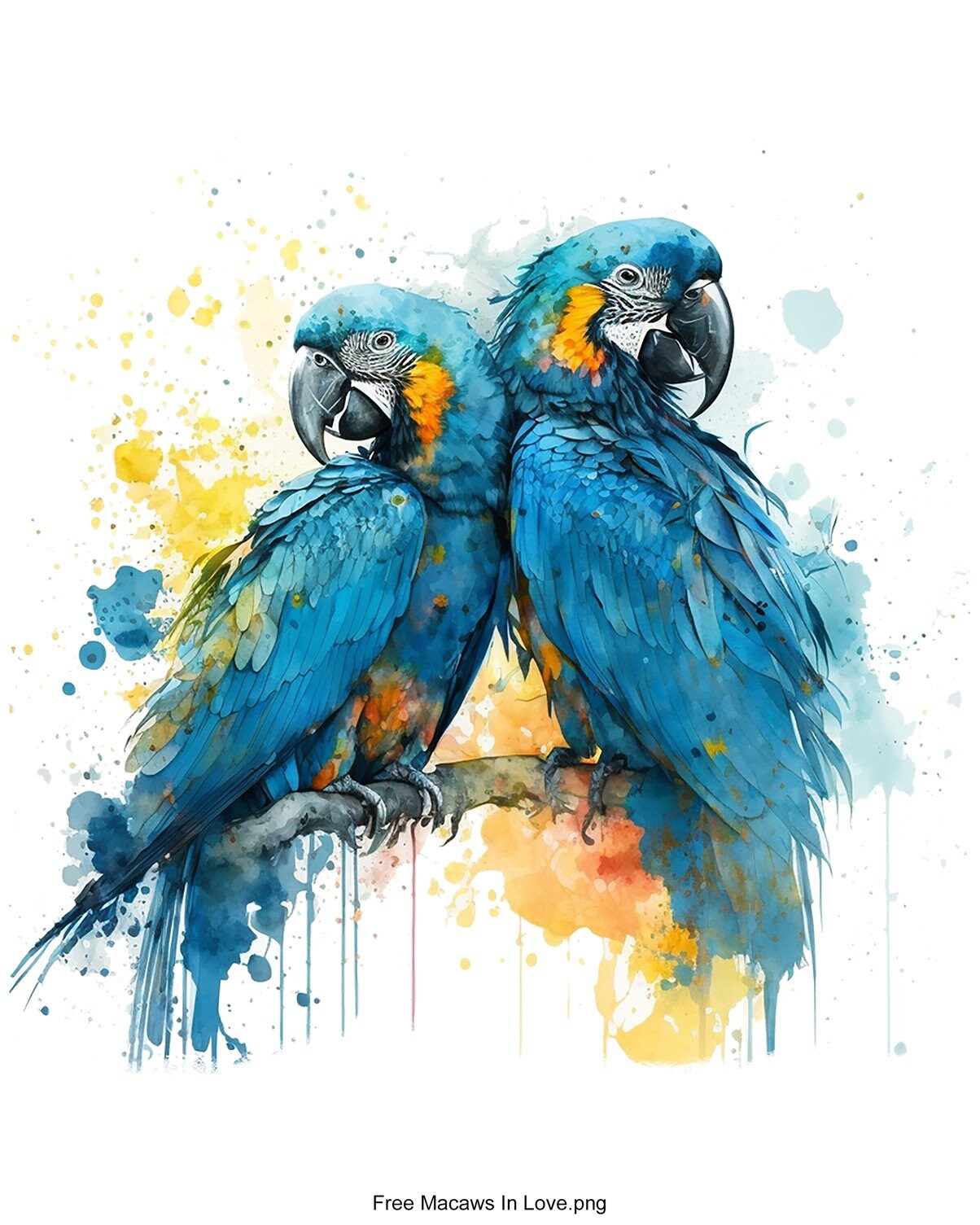 Deluxe Watercolour Animal Wall Art Print – Penguins, Elephants, Turtles, Pandas, Owls & Giraffes – Animals in Love Nursery Decor - Image 4