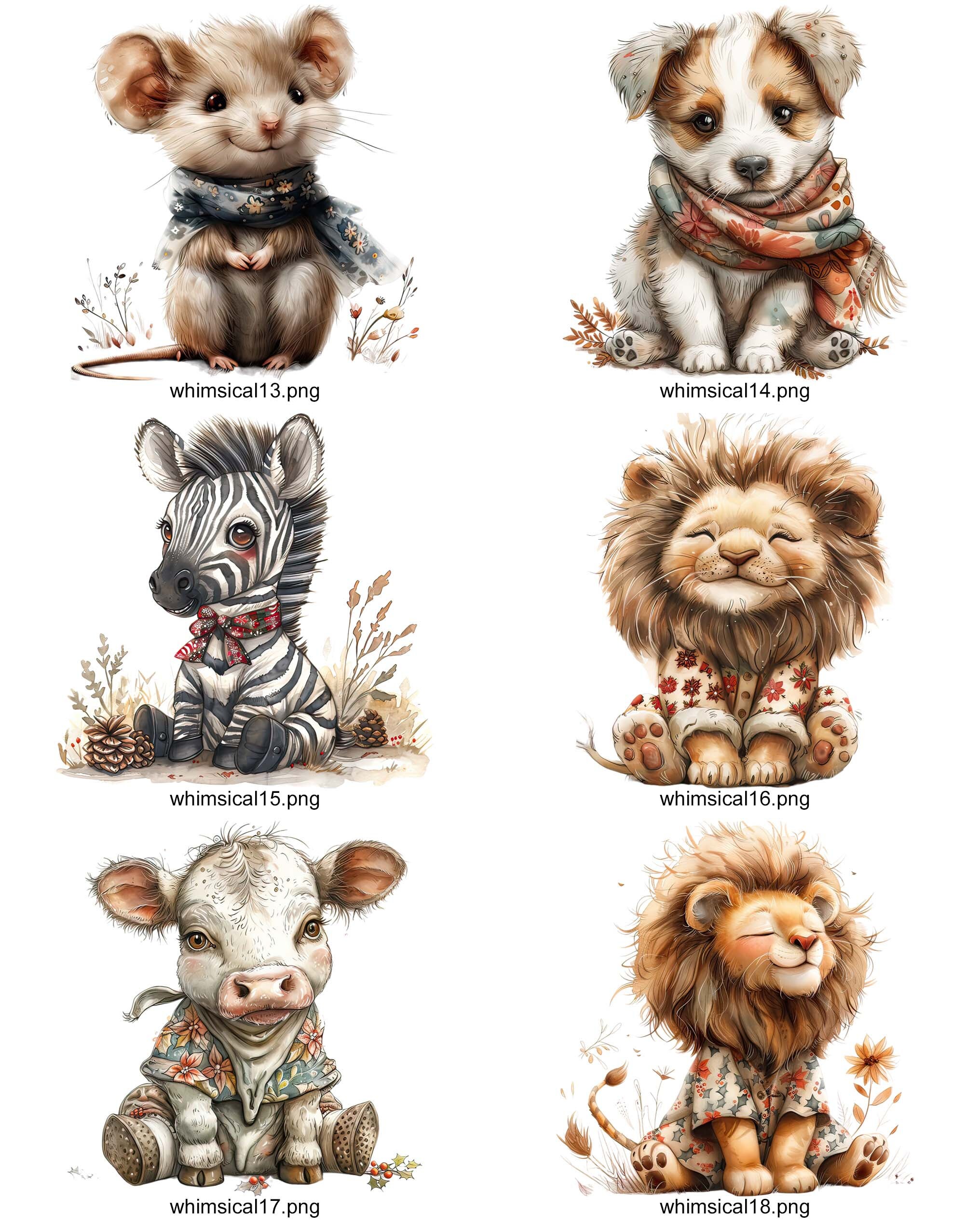 Nursery Wall Art, animals wall Prints, Nursery, baby's, child's bedroom gift boy or girl A4 - Image 7