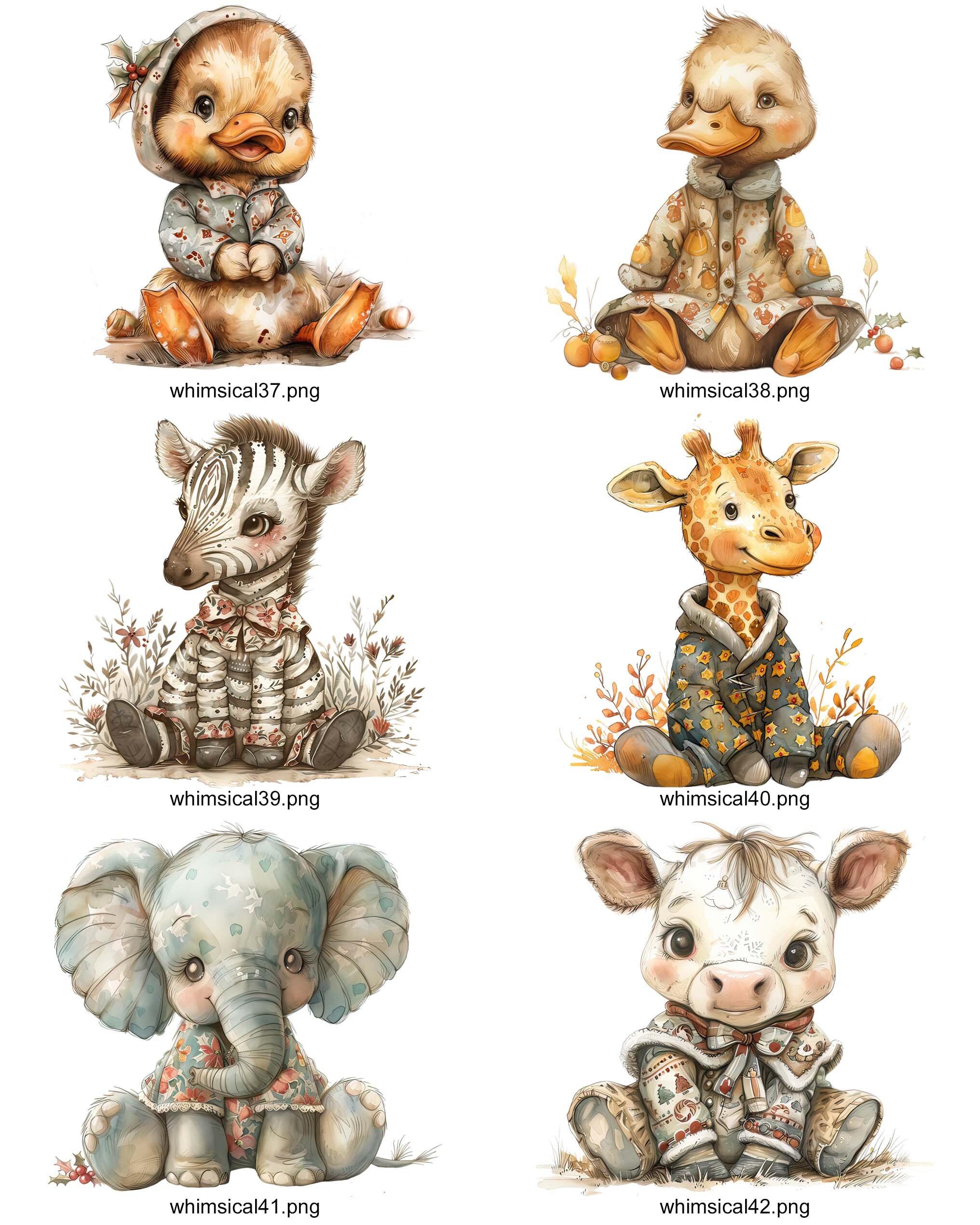 Nursery Wall Art, animals wall Prints, Nursery, baby's, child's bedroom gift boy or girl A4 - Image 9