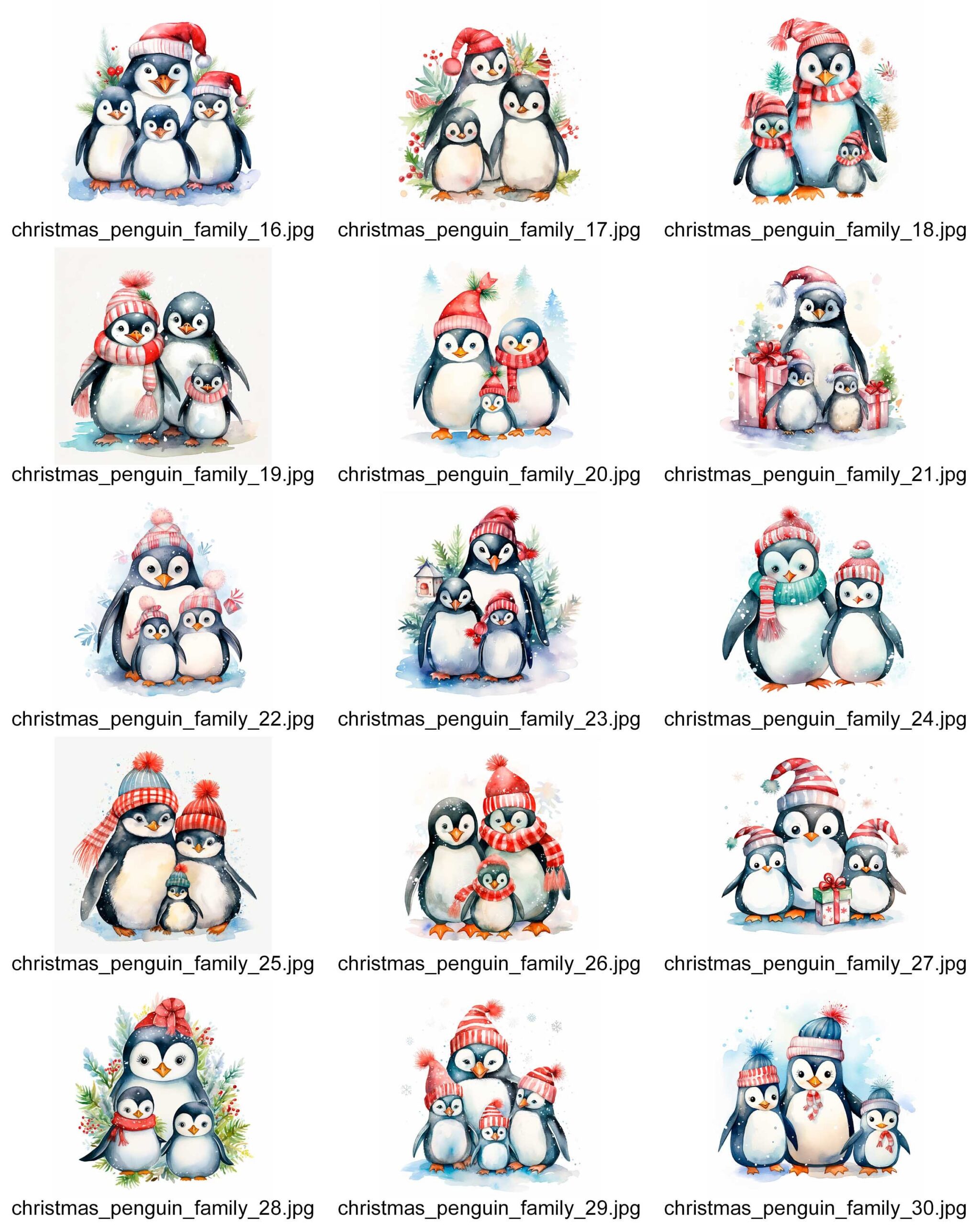 Personalised Family Christmas Ceramic Disc 2026 – Penguin Design – Names Keepsake – First Christmas - Image 7