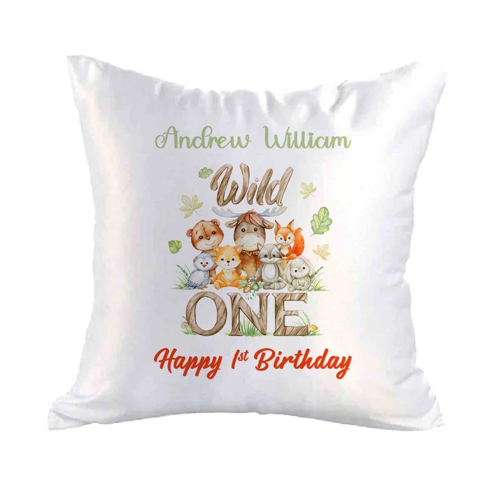 Personalised Bear Cushion Cover – Custom Teddy Pillow for Kids