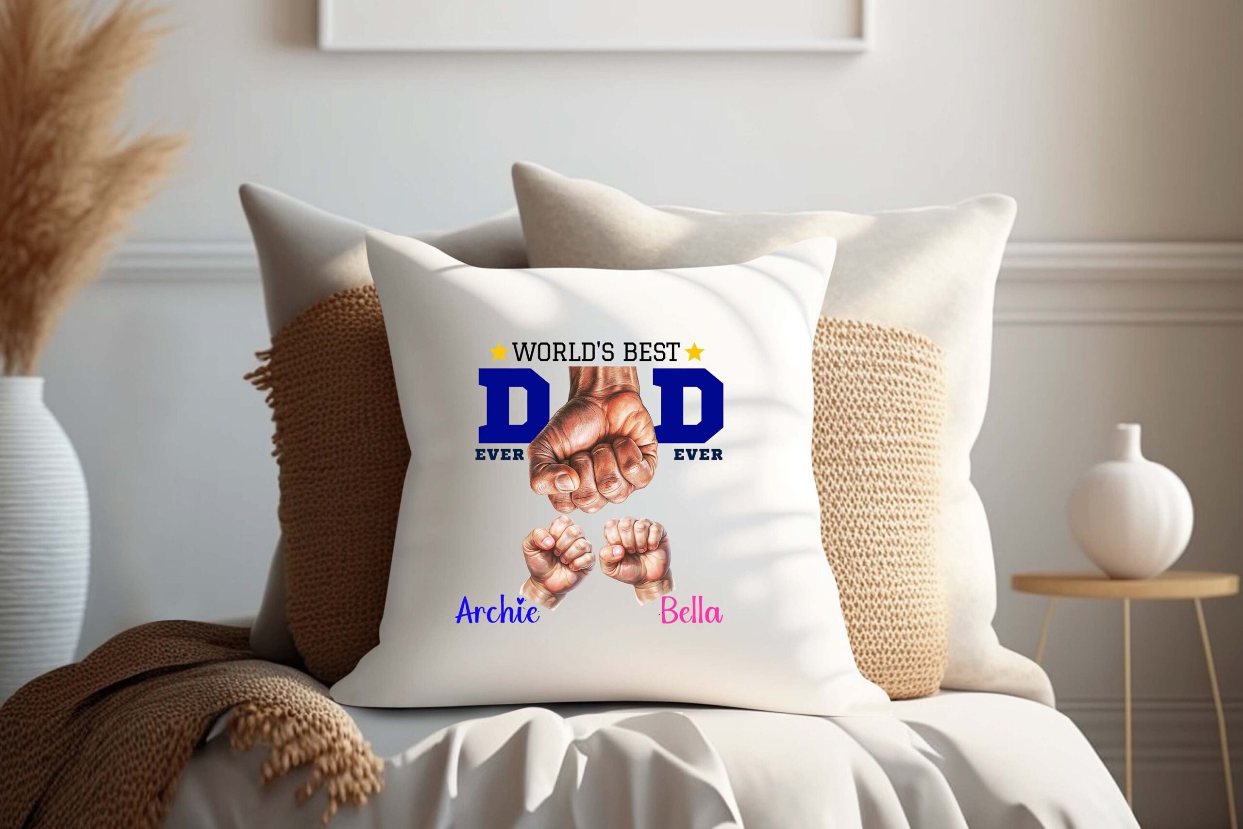 Personalised Birthday Cushion – Canvas Number Pillow Gift for Any Age - Image 6