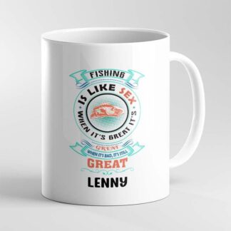 Fishing and Sex Humour funny quotes, Custom Mugs Someone Special, him, her, birthday,