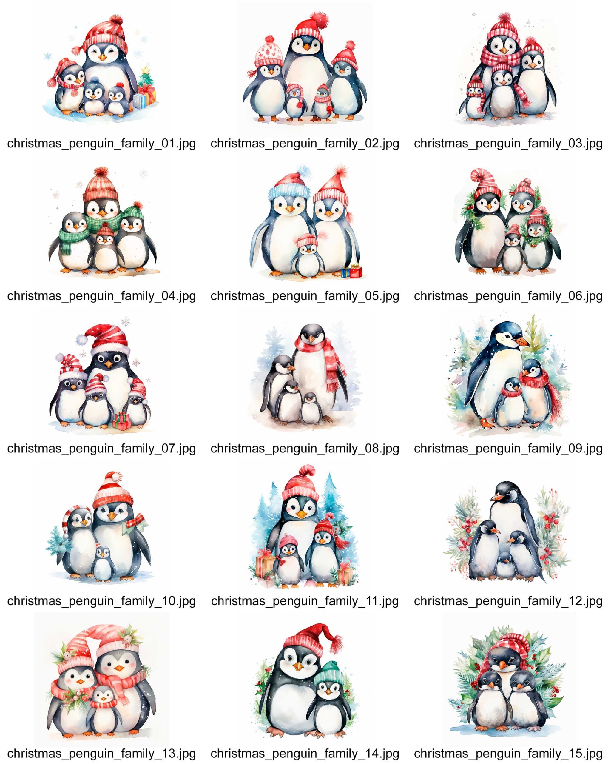 Personalised Family Christmas Ceramic Disc 2026 – Penguin Design – Names Keepsake – First Christmas - Image 6