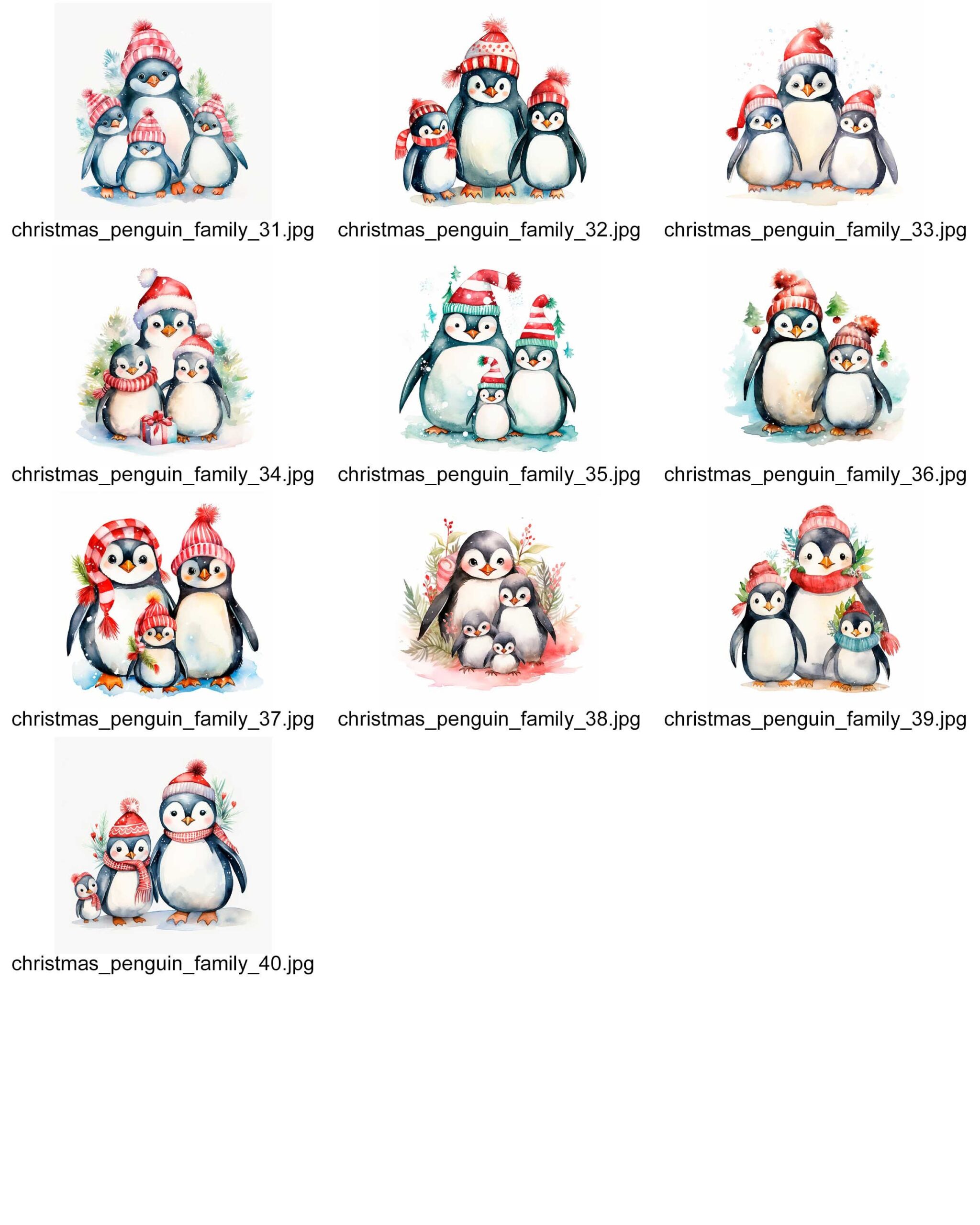 Personalised Family Christmas Ceramic Disc 2026 – Penguin Design – Names Keepsake – First Christmas - Image 8