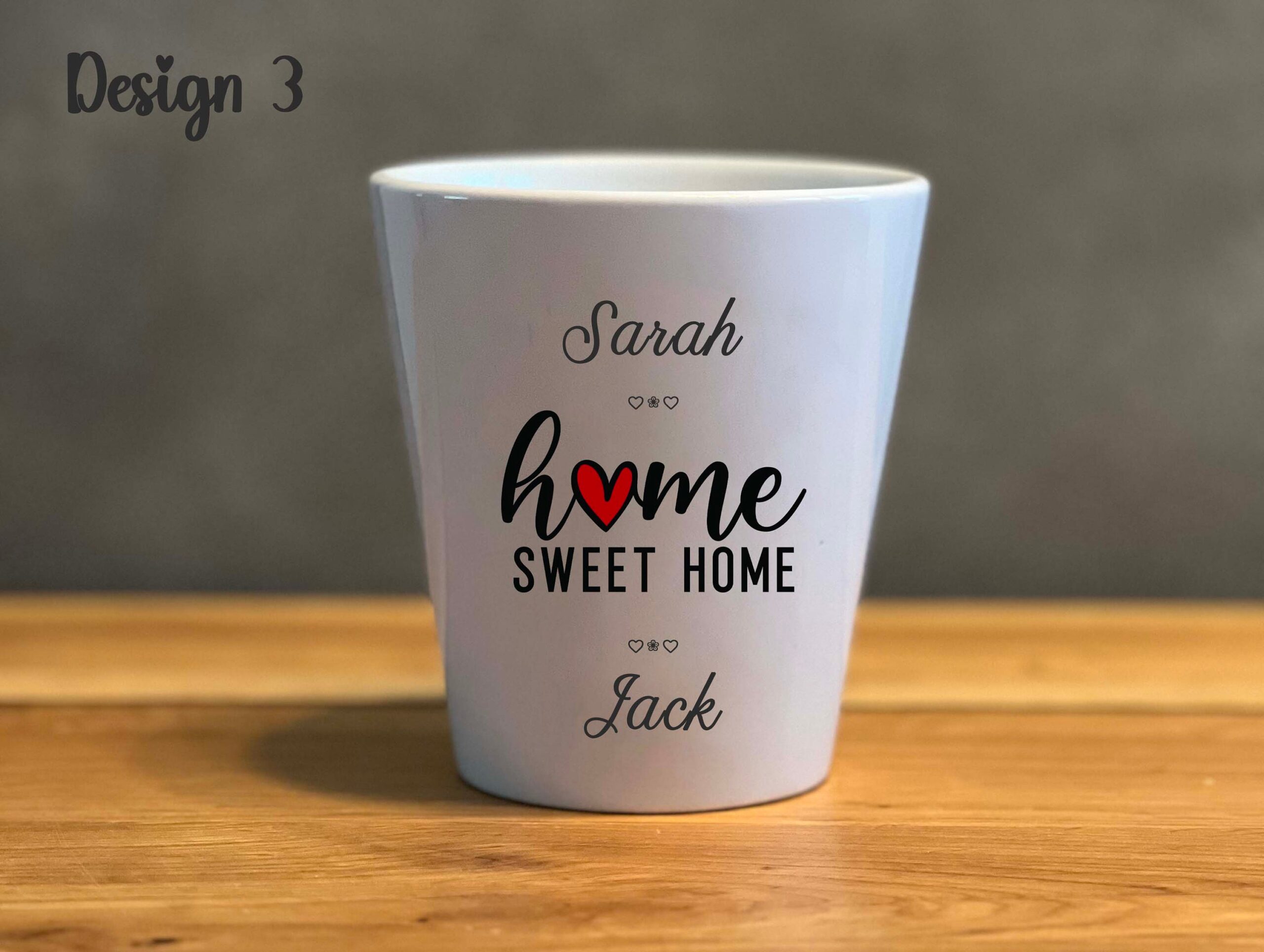 Personalised New Home Flower Pot – Ceramic Housewarming Planter Gift - Image 6