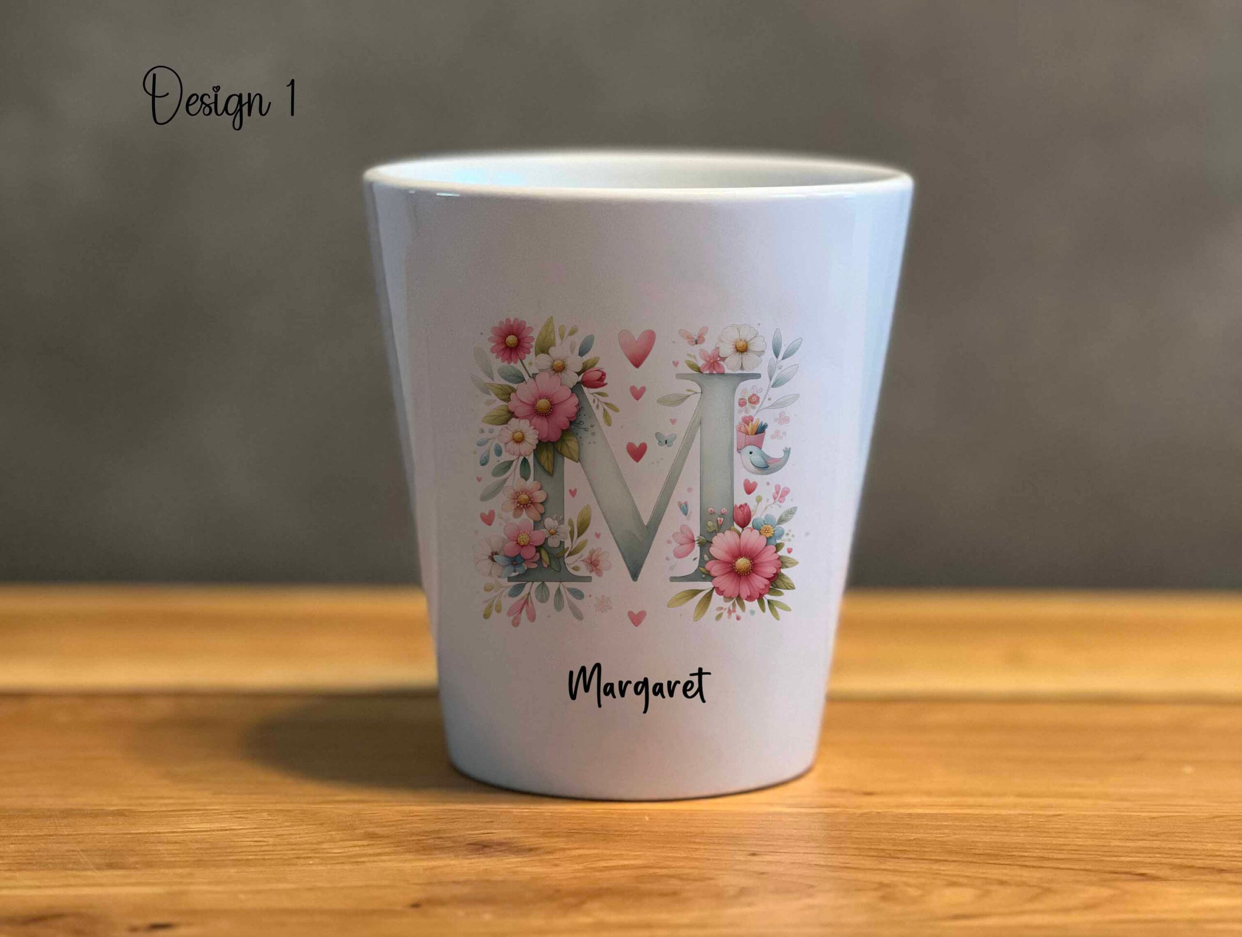 Personalised Ceramic Flower Pot – Bespoke Floral Design New Home Gift - Image 4