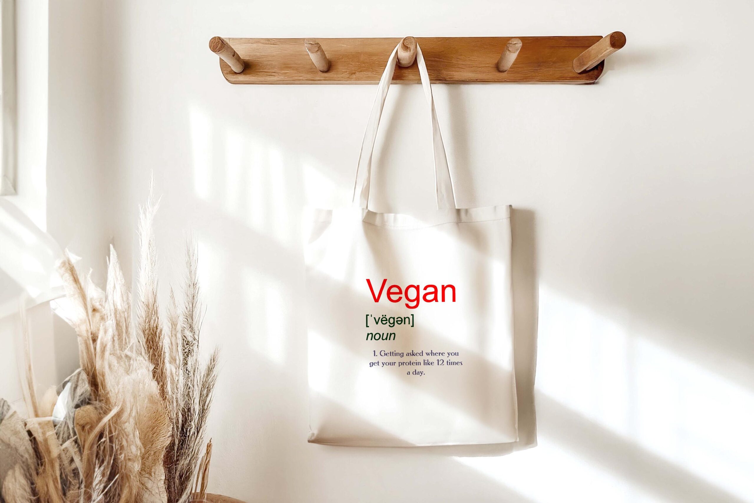 Personalised Canvas Tote Bag – Reusable Vegan Shopping Bag Gift for Him or Her - Image 3