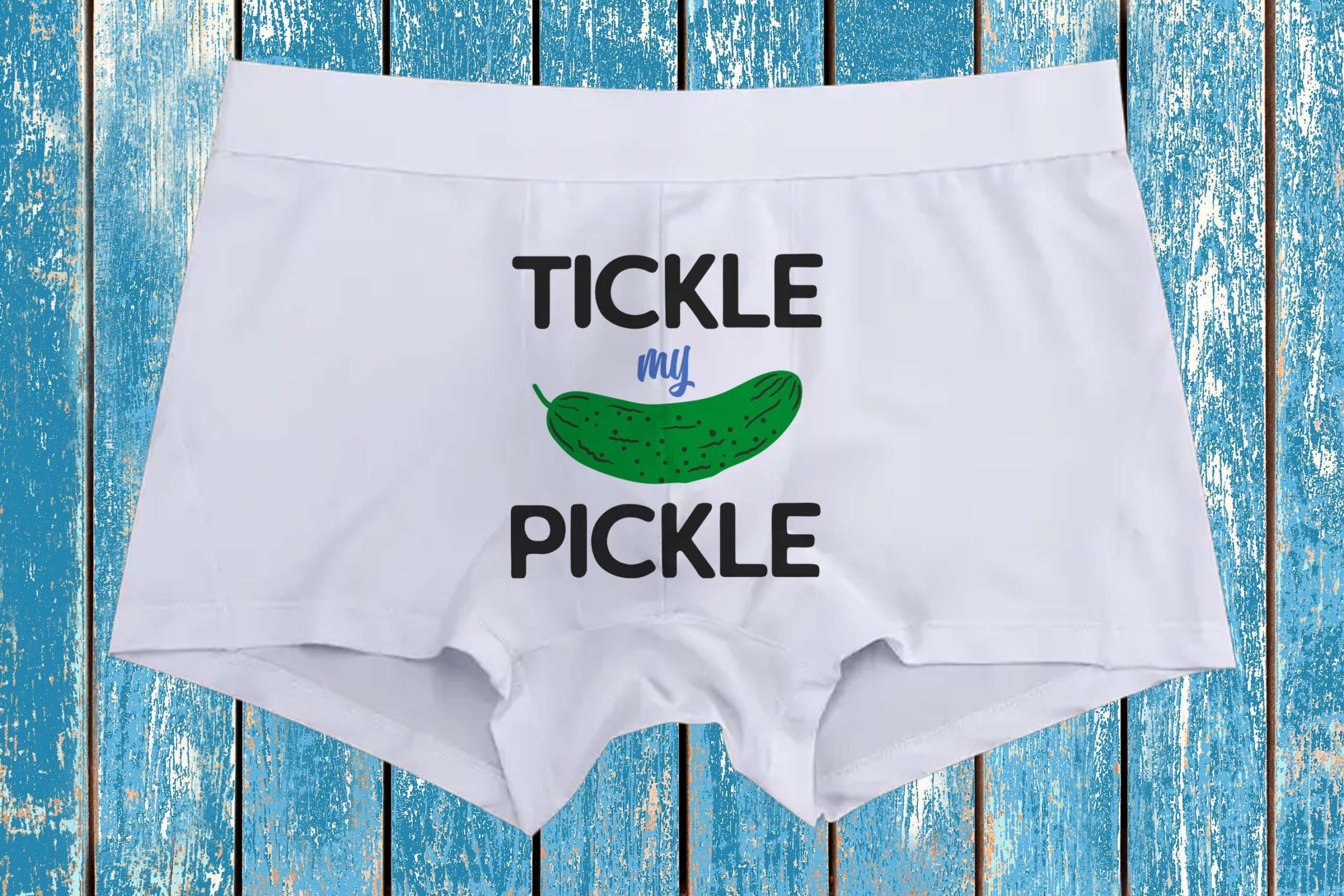 Personalised RUDE funny humour Boxers Underwear men's, pickle, banana - Image 9