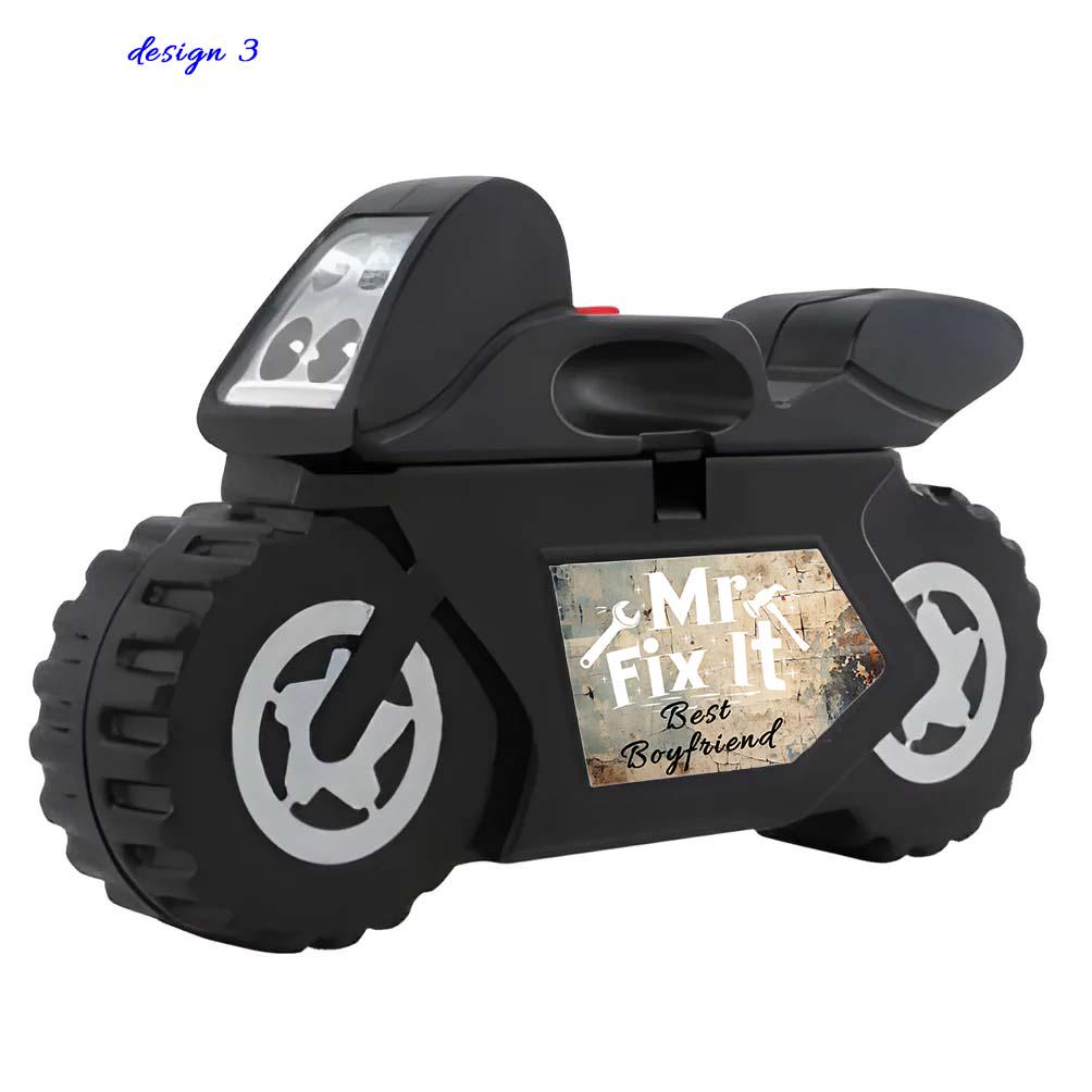 Personalised Motorcycle Tool Kit Set – Custom Compact Repair Tools with LED Torch - Image 2