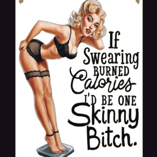 Personalised Pin-Up Girls Metal Sign | Retro Wall Art Gift