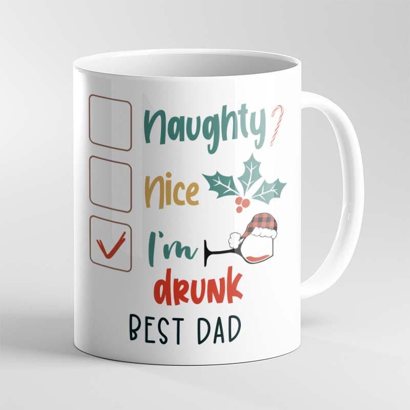 Personalised Funny Christmas Mug – Custom Ceramic 11oz Mug, His & Hers Xmas Gift, Best Mum, Dad or Friend Present - Image 4