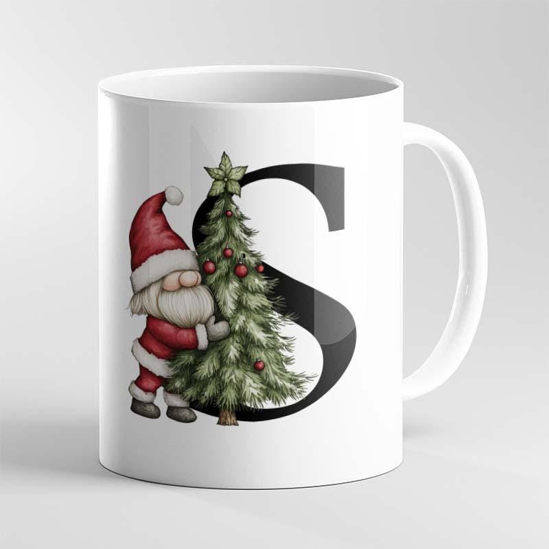 Personalised Christmas Initial Mug – Custom Gift for Someone Special, Unique Festive Present - Image 4