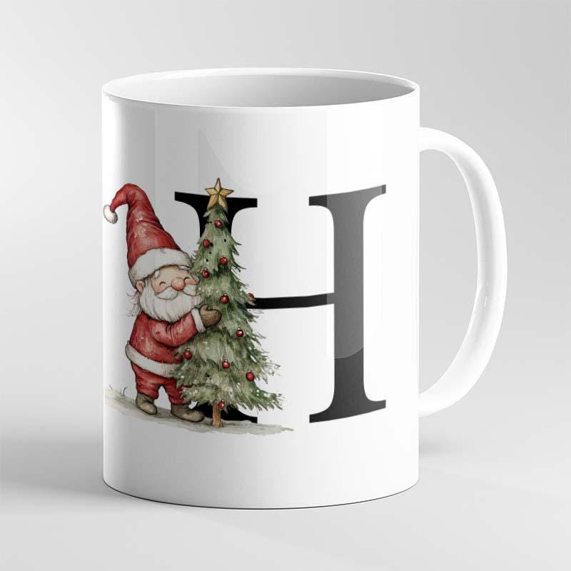 Personalised Christmas Initial Mug – Custom Gift for Someone Special, Unique Festive Present - Image 5