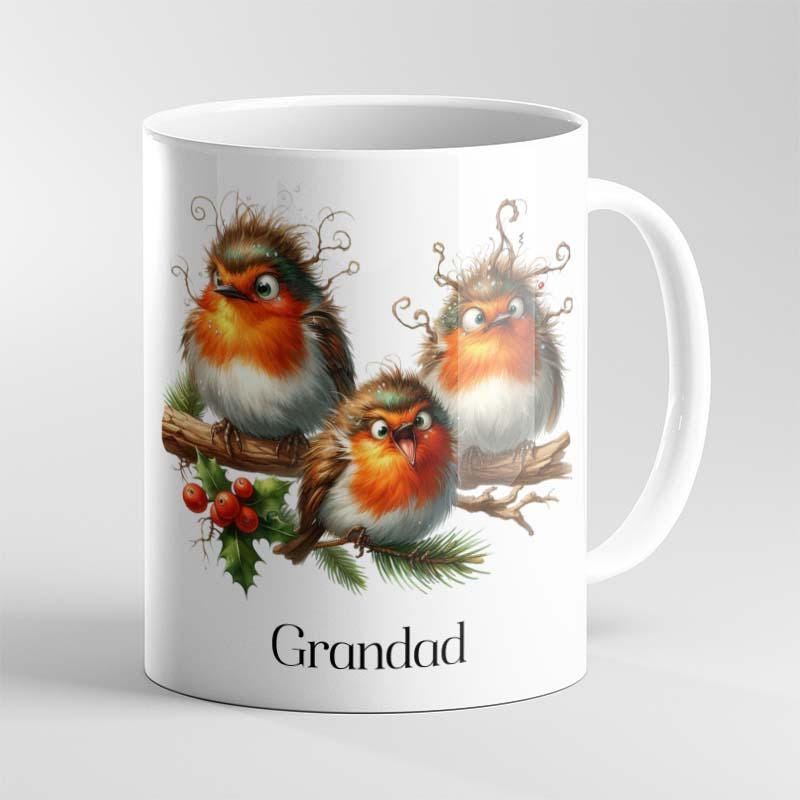 Personalised Christmas Robin Mug – Custom Merry Christmas Gift for Someone Special - Image 4