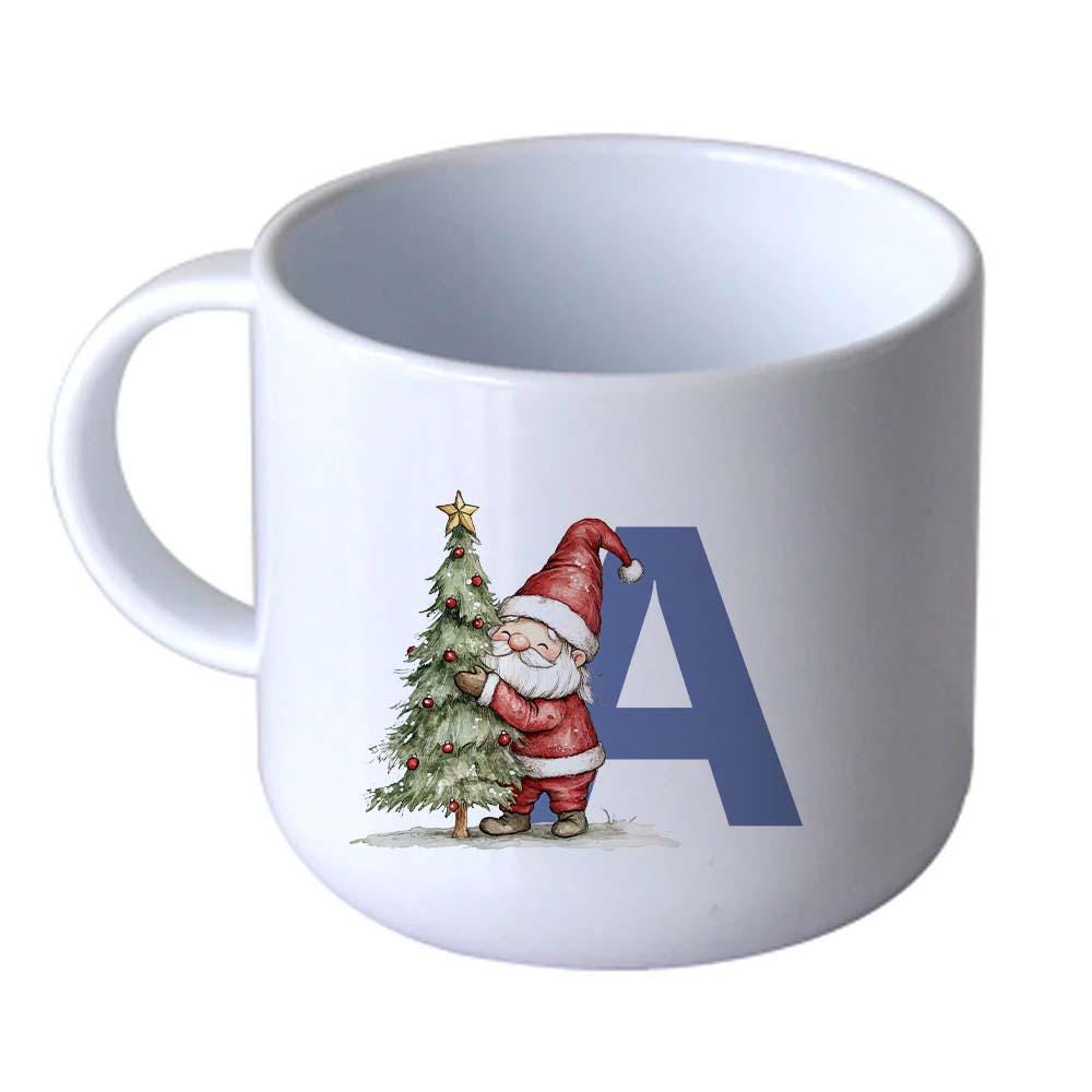 Personalised Kids Christmas Mug – Name or Initial – Unbreakable 6oz Cup - Image 4