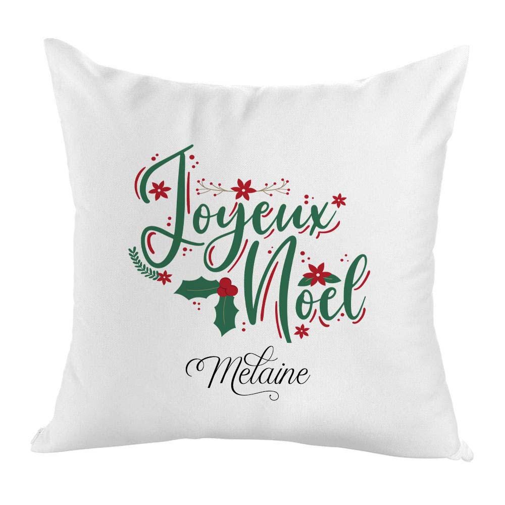 Personalised Christmas Cushion Cover 40cm – Custom Xmas Pillow Case, Cat Designs, Festive Home Decor Gift - Image 5