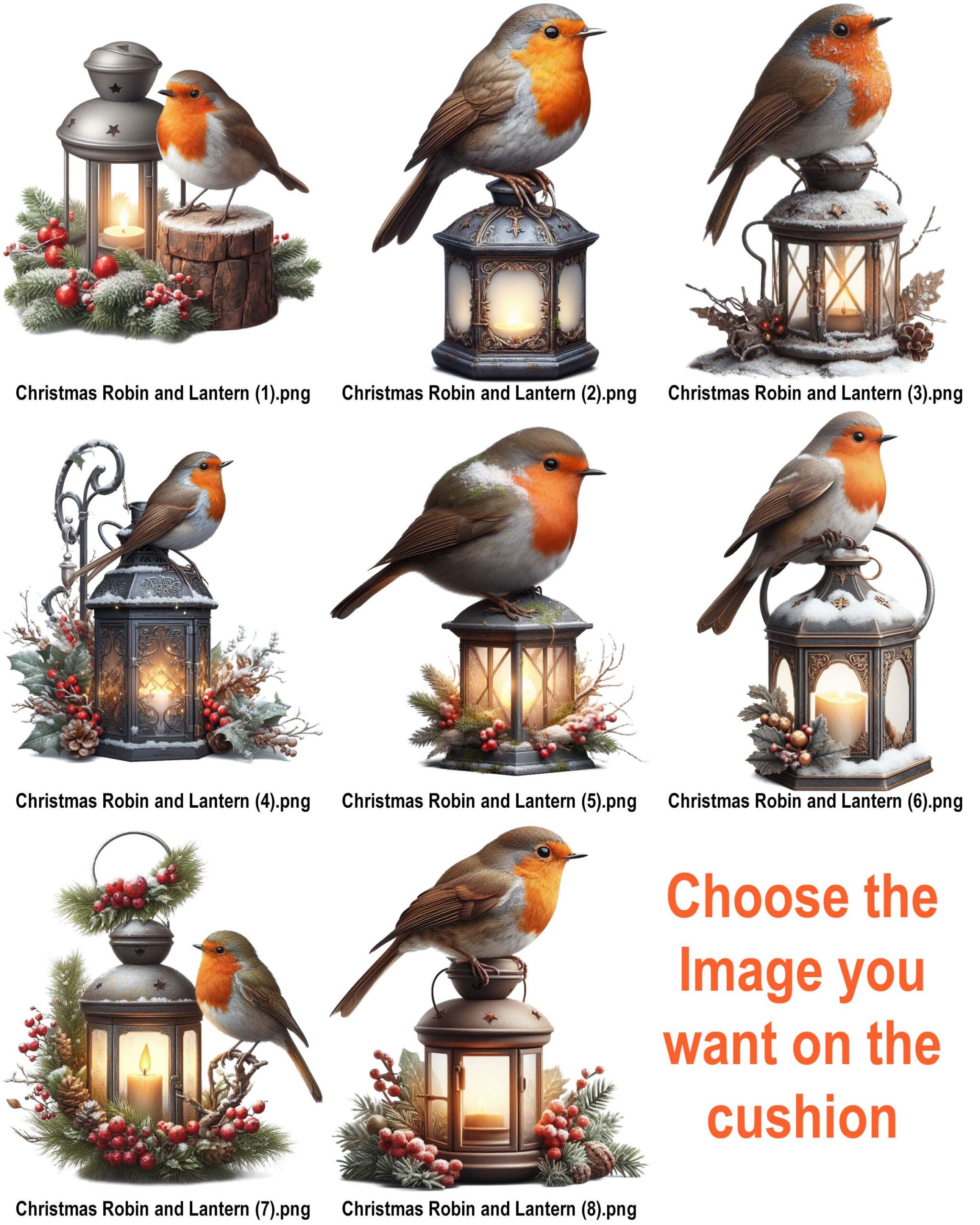 Christmas Robin | When Loved Ones Appear | Cushion Cover 40cm - Image 9