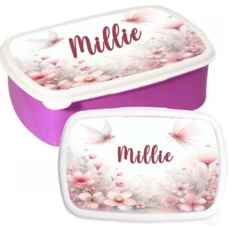 Personalized Fairy Lunch Box: Kids School Food Container