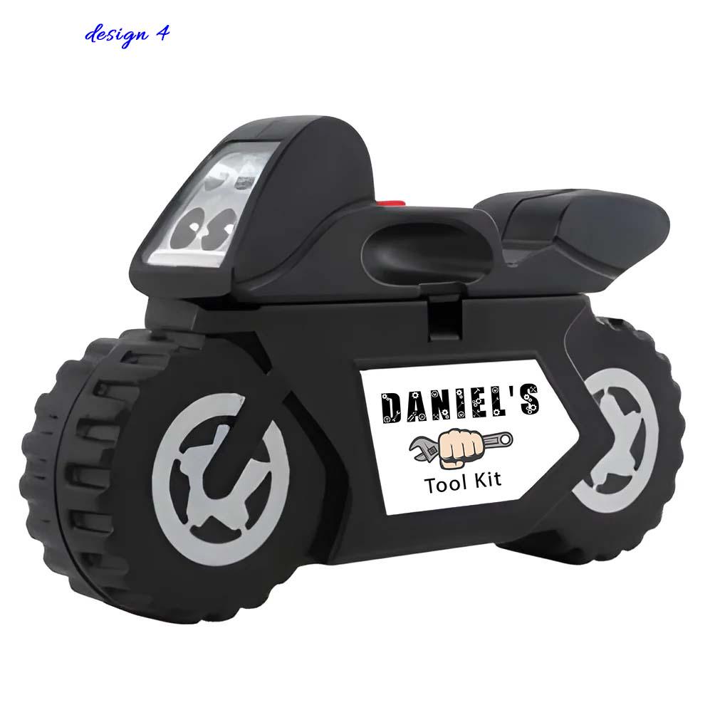 Personalised Motorcycle Tool Kit Set – Custom Compact Repair Tools with LED Torch - Image 3
